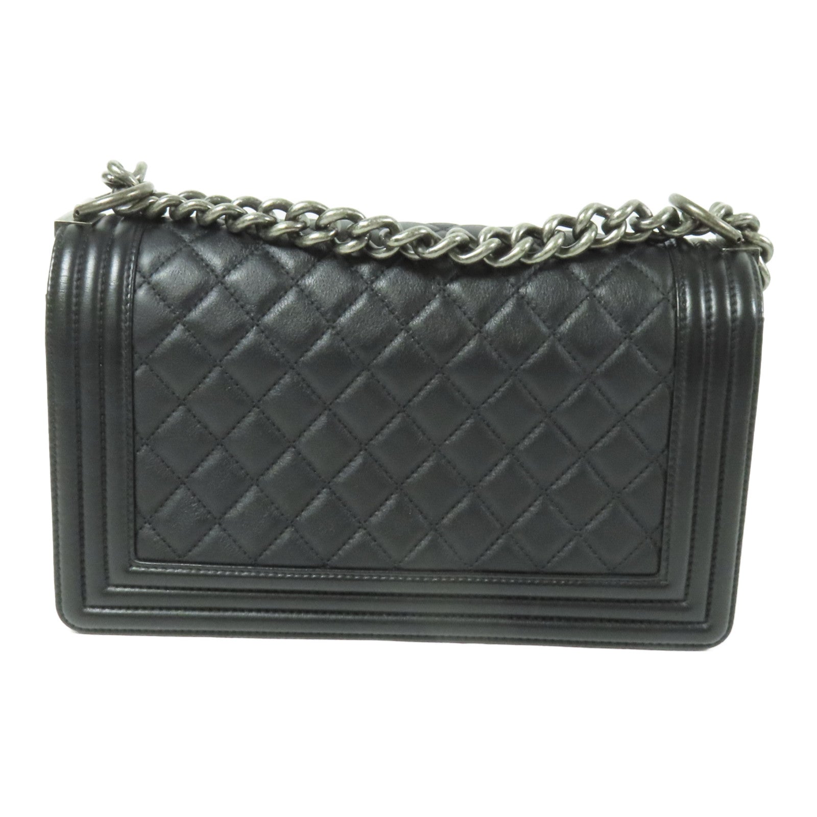 CHANEL 牛皮皮革Boy 25肩背袋