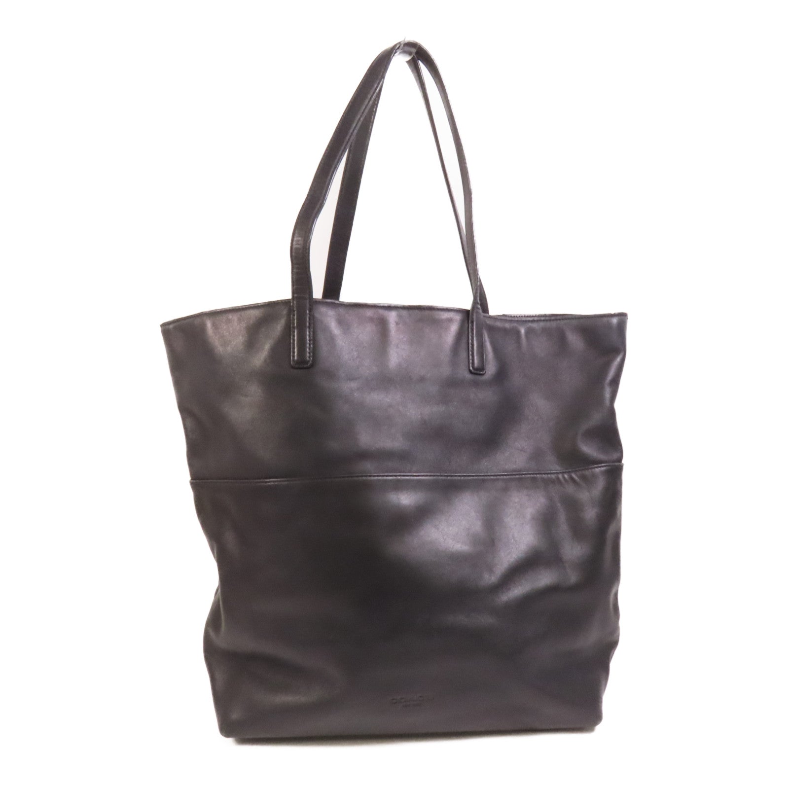 COACH 牛皮皮革Shoulder Bag銀扣肩背袋