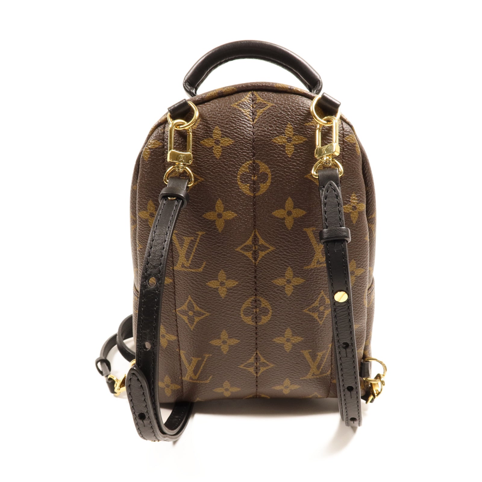 LOUIS VUITTON Monogram Palm Springs金扣背包