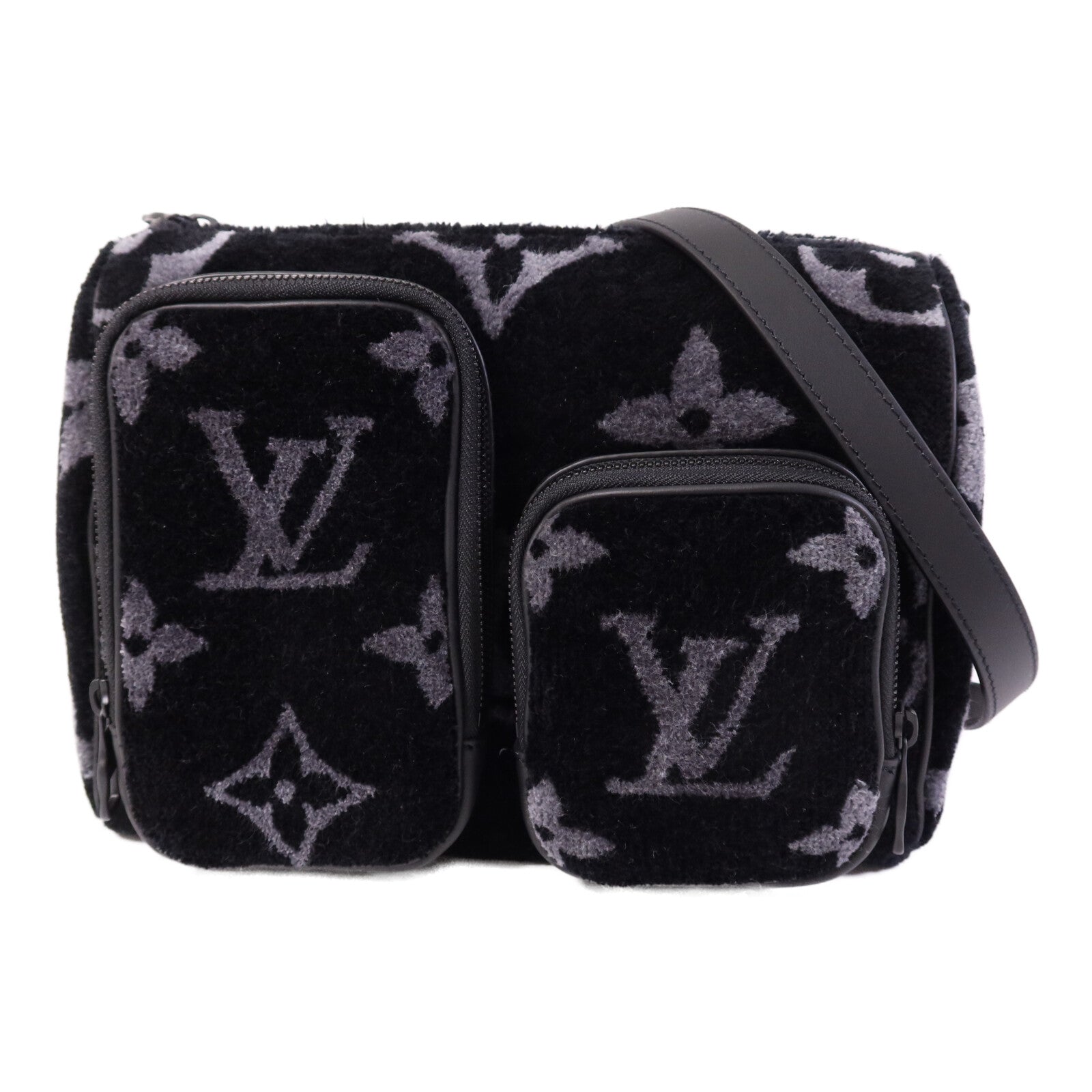 LOUIS VUITTON Monogram Eclipse Speedy Multipocket 肩背袋