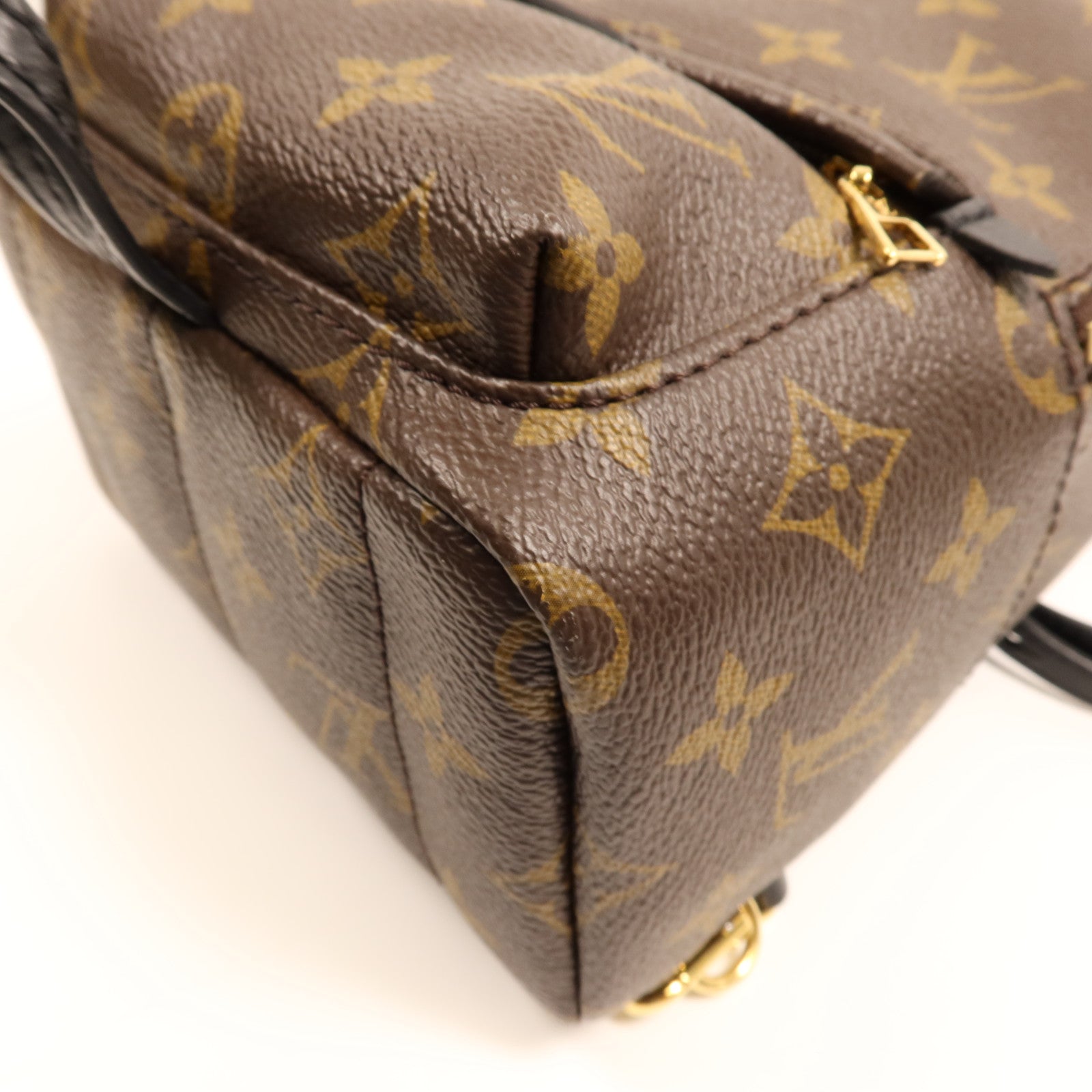 LOUIS VUITTON Monogram Palm Springs金扣背包