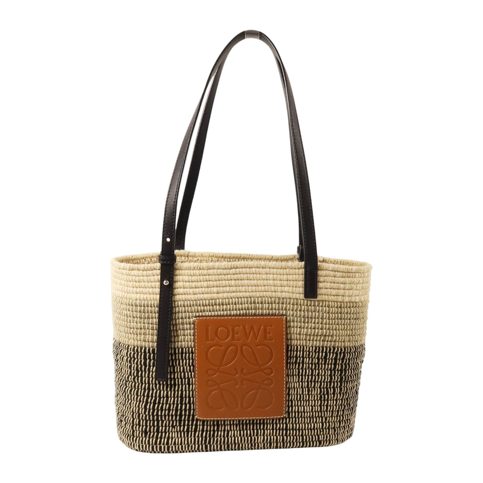 LOEWE Raffia Square Basket肩背袋