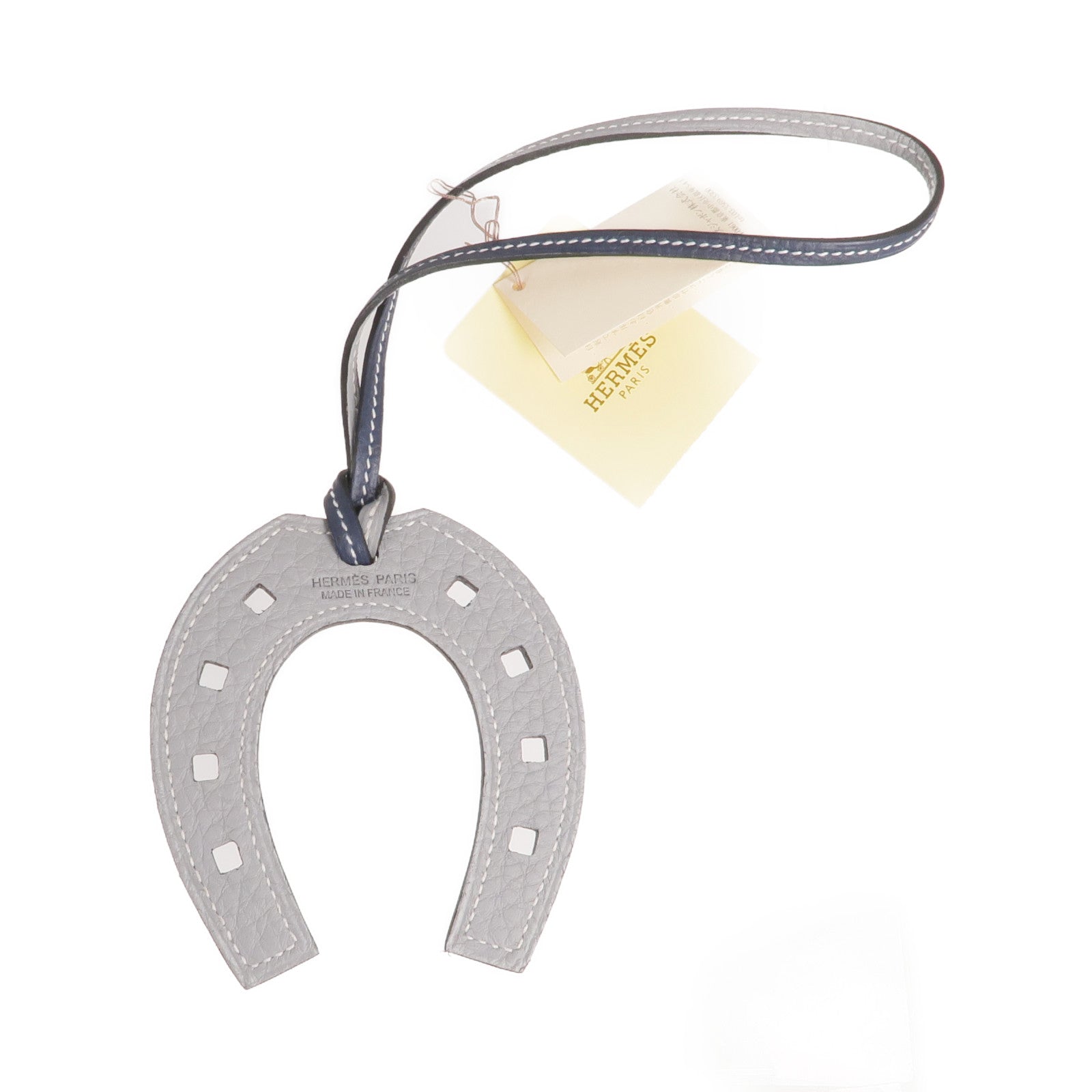HERMES Togo皮革Paddock Horse Shoe Charm掛飾