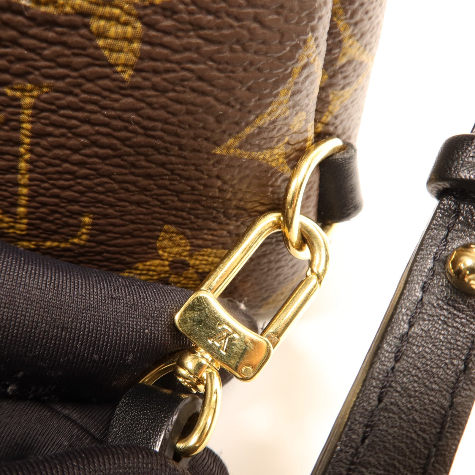 LOUIS VUITTON Monogram Palm Springs金扣背包