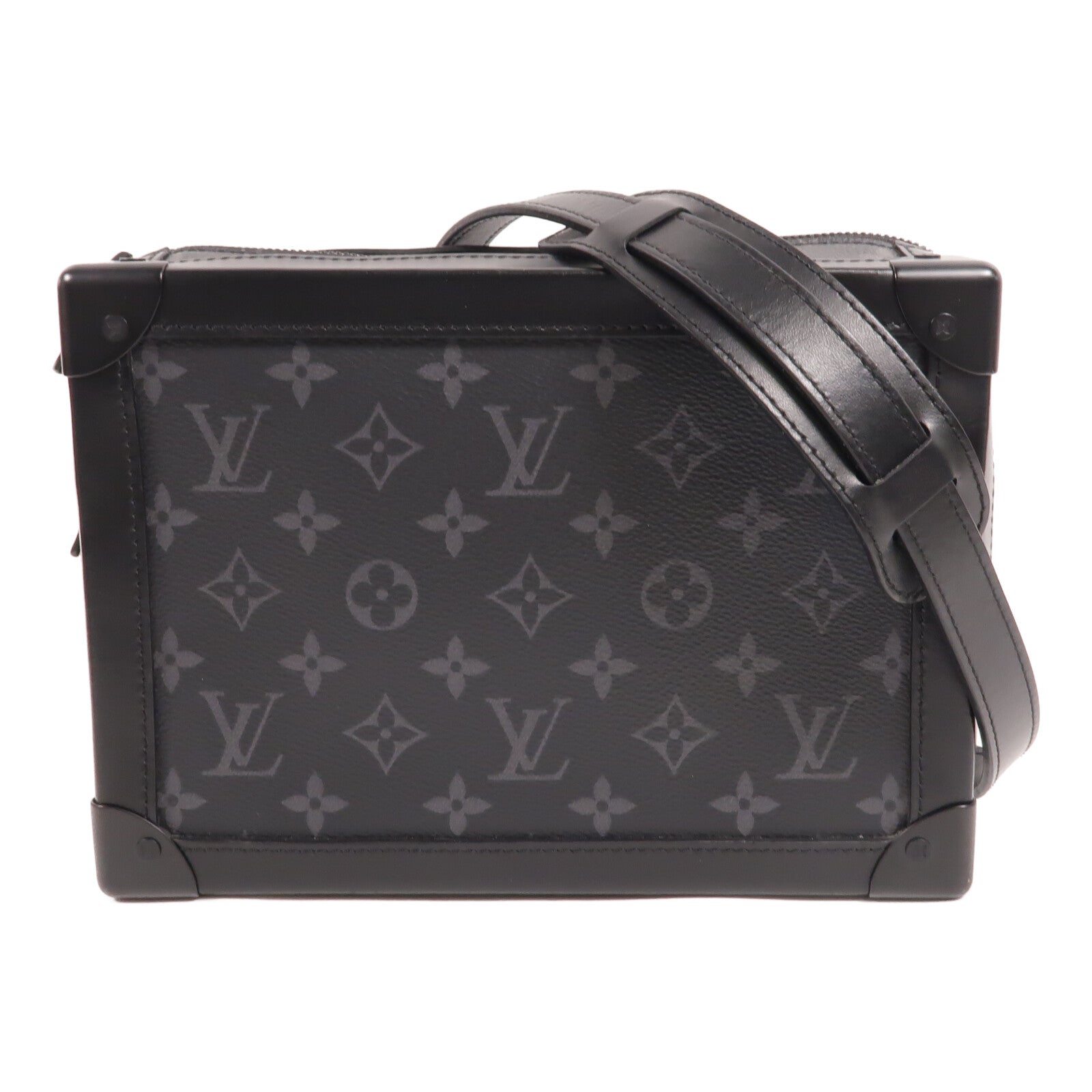 LOUIS VUITTON Monogram Eclipse Soft Trunk肩背袋