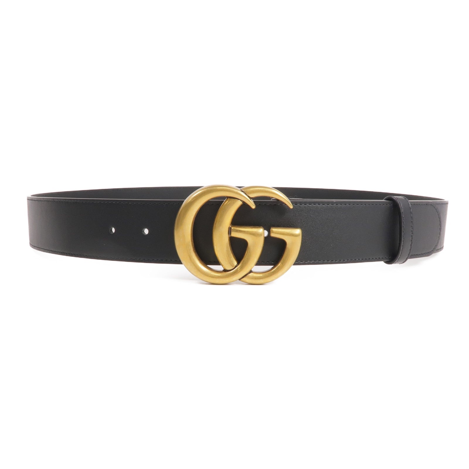 GUCCI 牛皮皮革Belt金扣皮帶