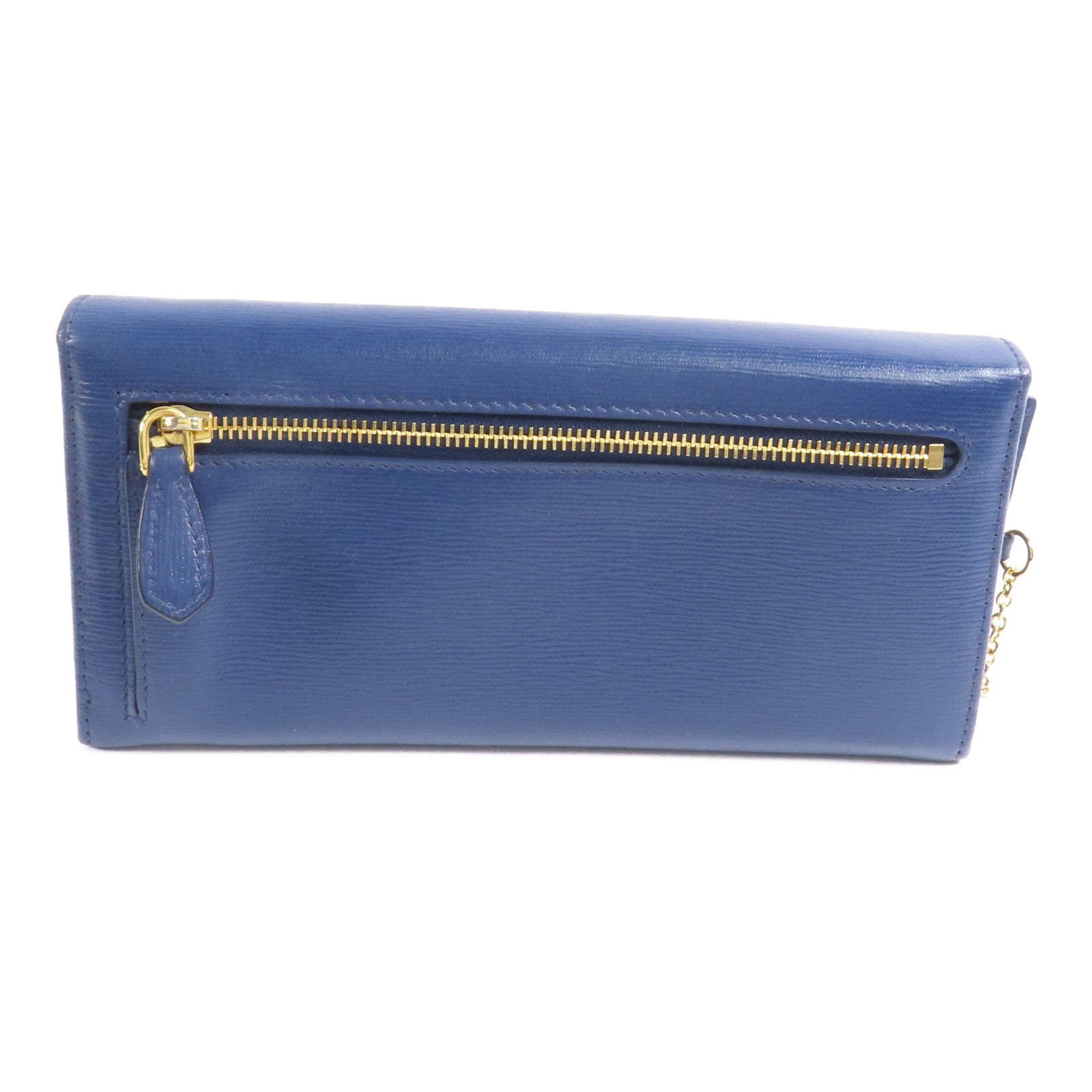 PRADA 牛皮皮革Long Wallet金扣長錢包