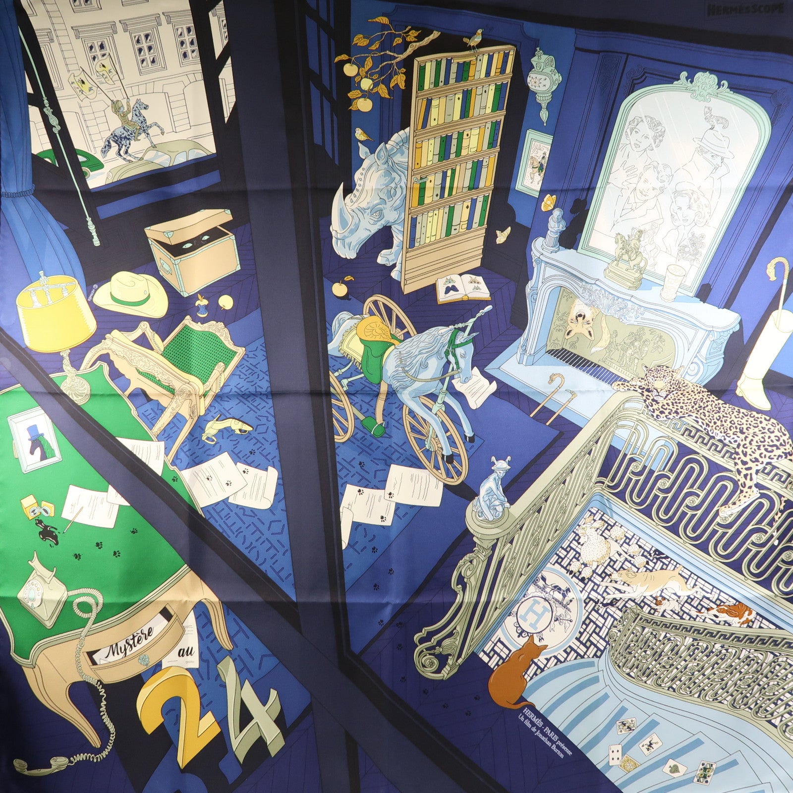 HERMES 絲質Scarf絲巾