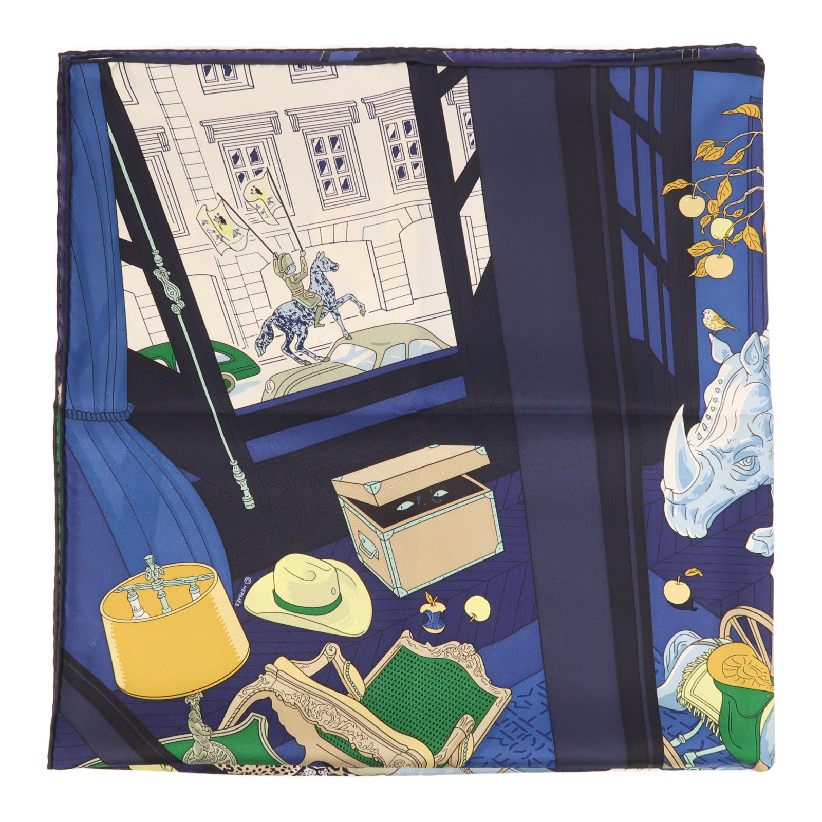 HERMES 絲質Scarf絲巾