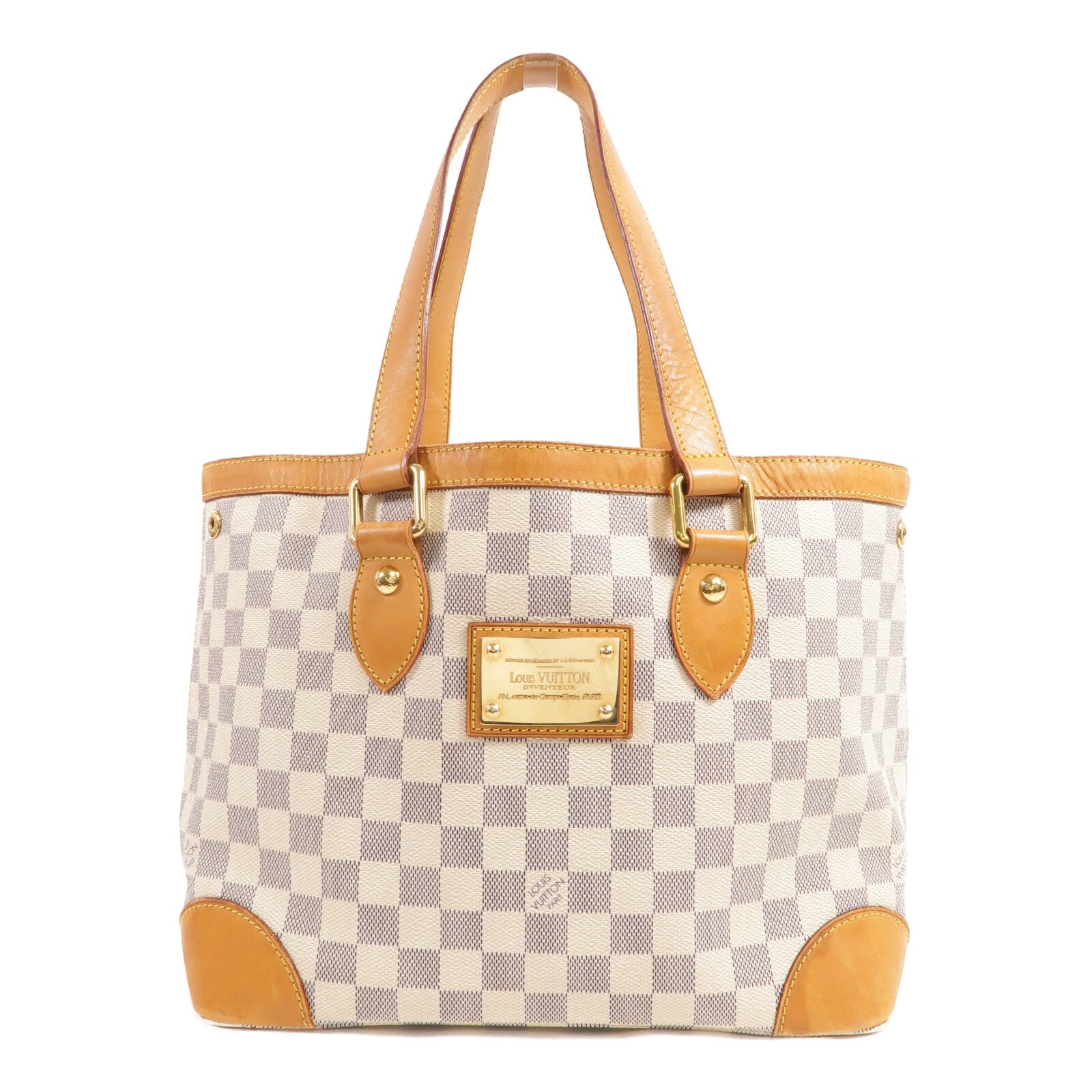 LOUIS VUITTON Damier Azur Hampstead PM肩背袋