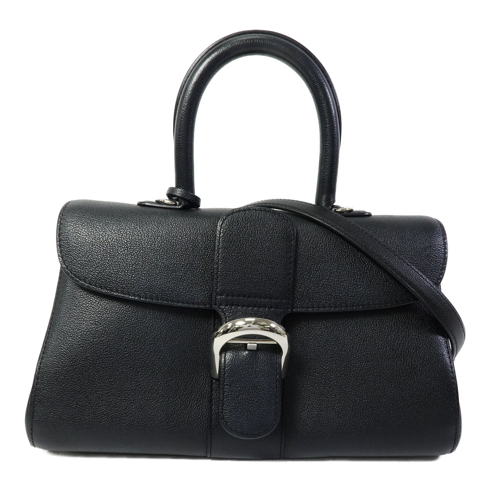 Delvaux 牛皮皮革Brillant East West手挽肩背兩用袋