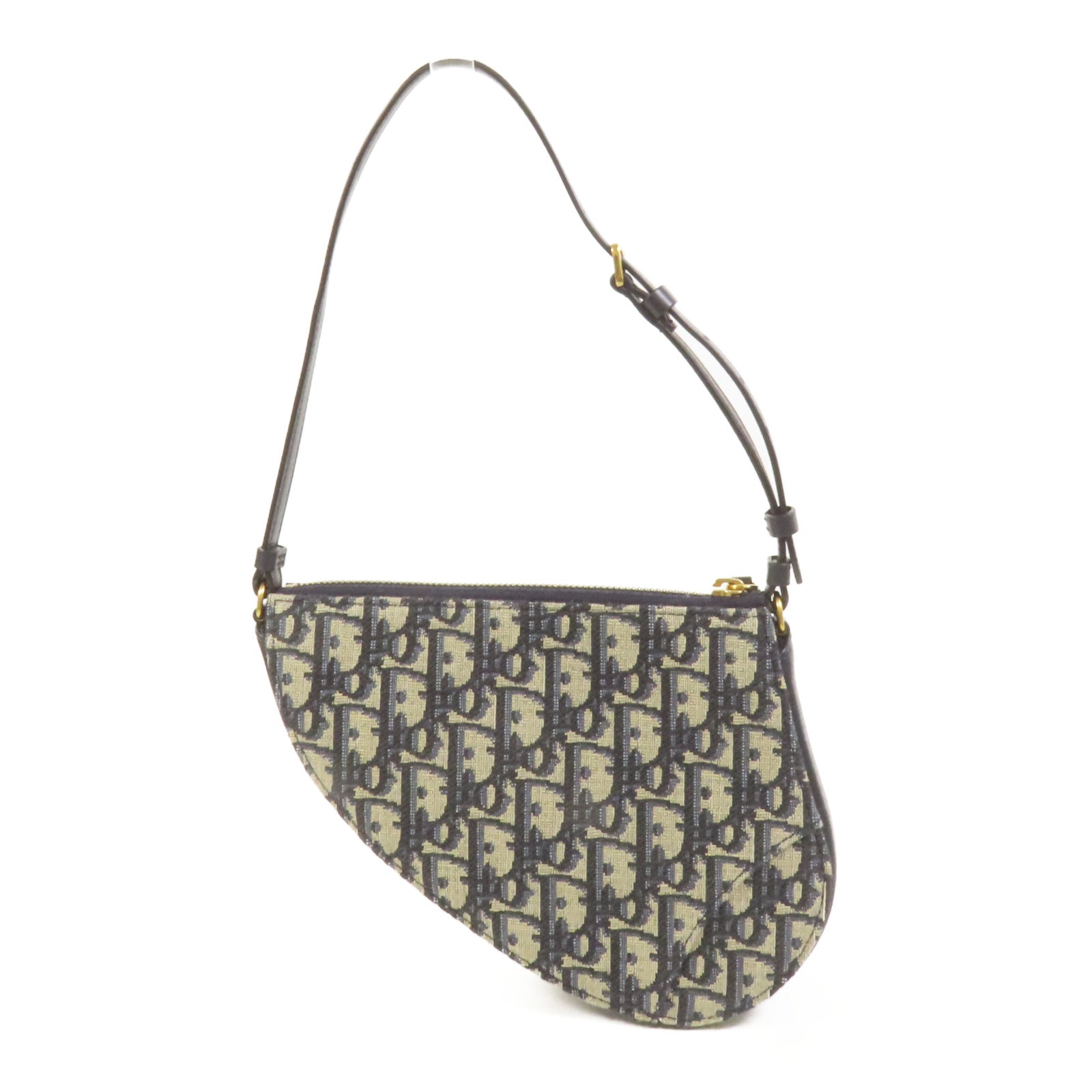 Dior 帆布Saddle Rodeo金扣肩背袋