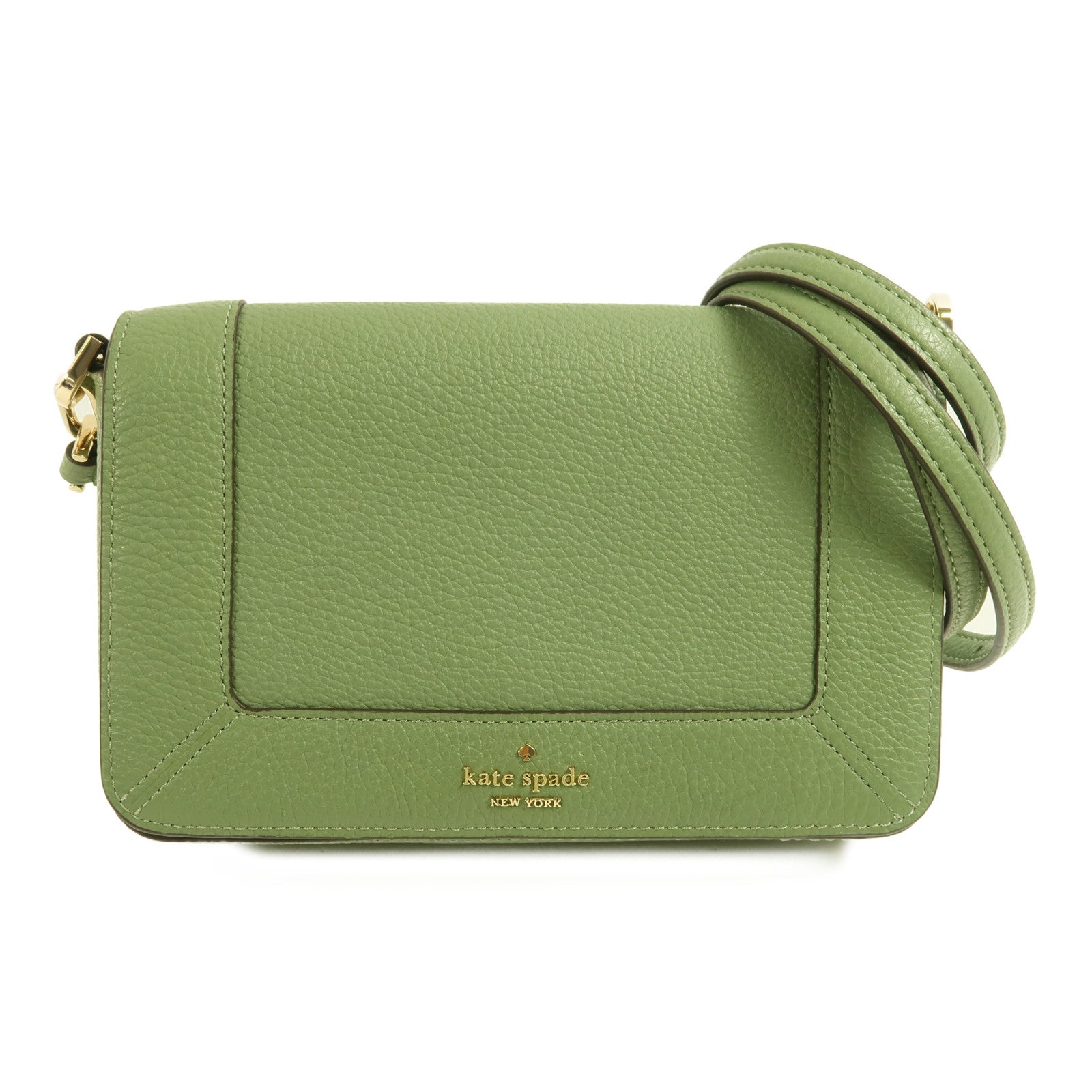 Kate Spade 牛皮皮革Shoulder Bag金扣肩背袋