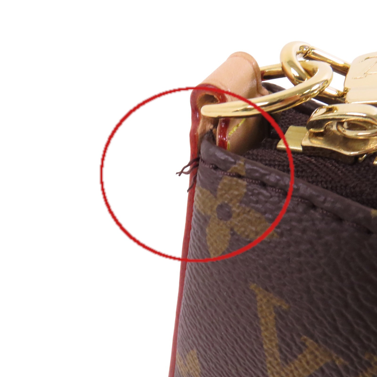 LOUIS VUITTON Monogram Pochette Tirette