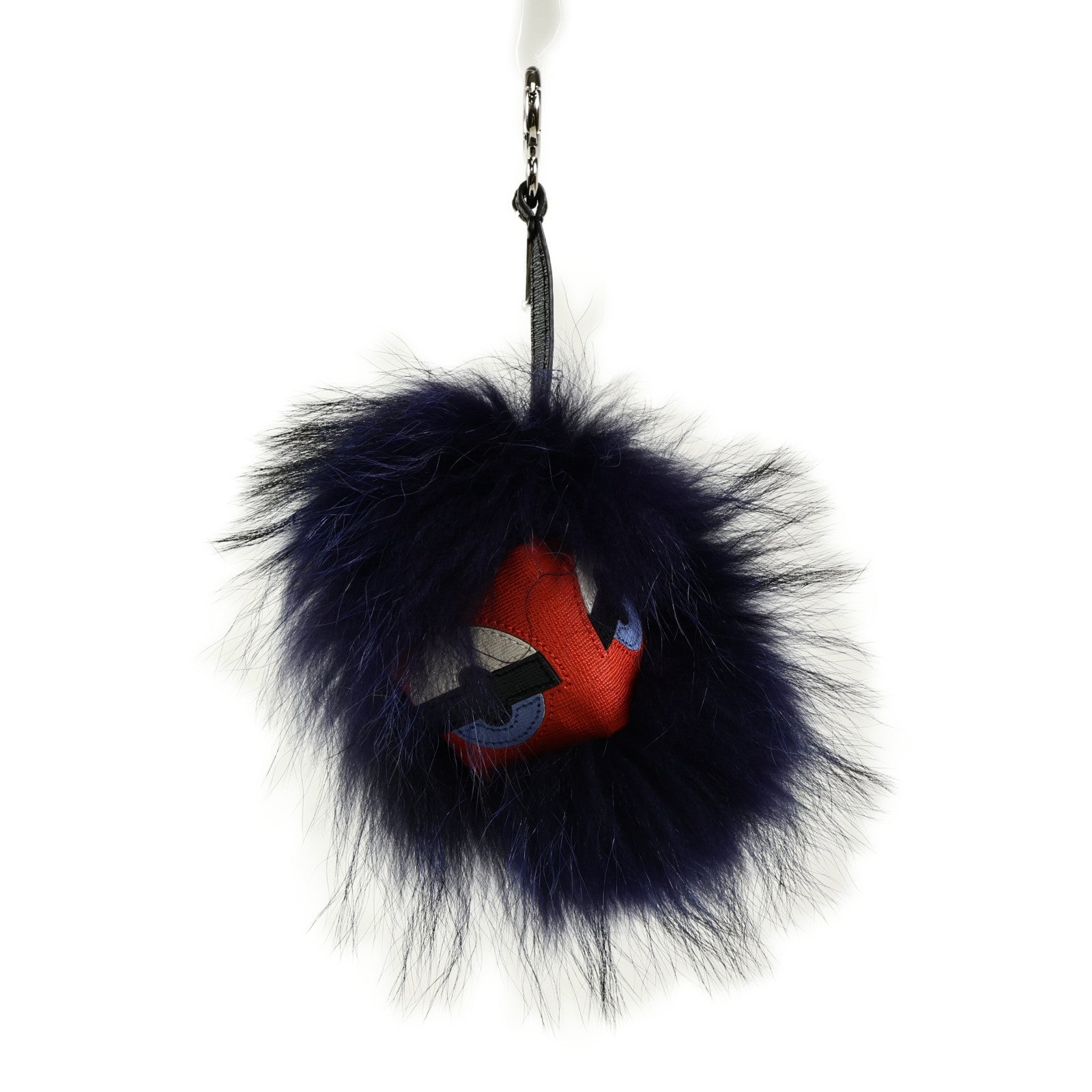 FENDI 牛皮皮革/毛皮Charm掛飾