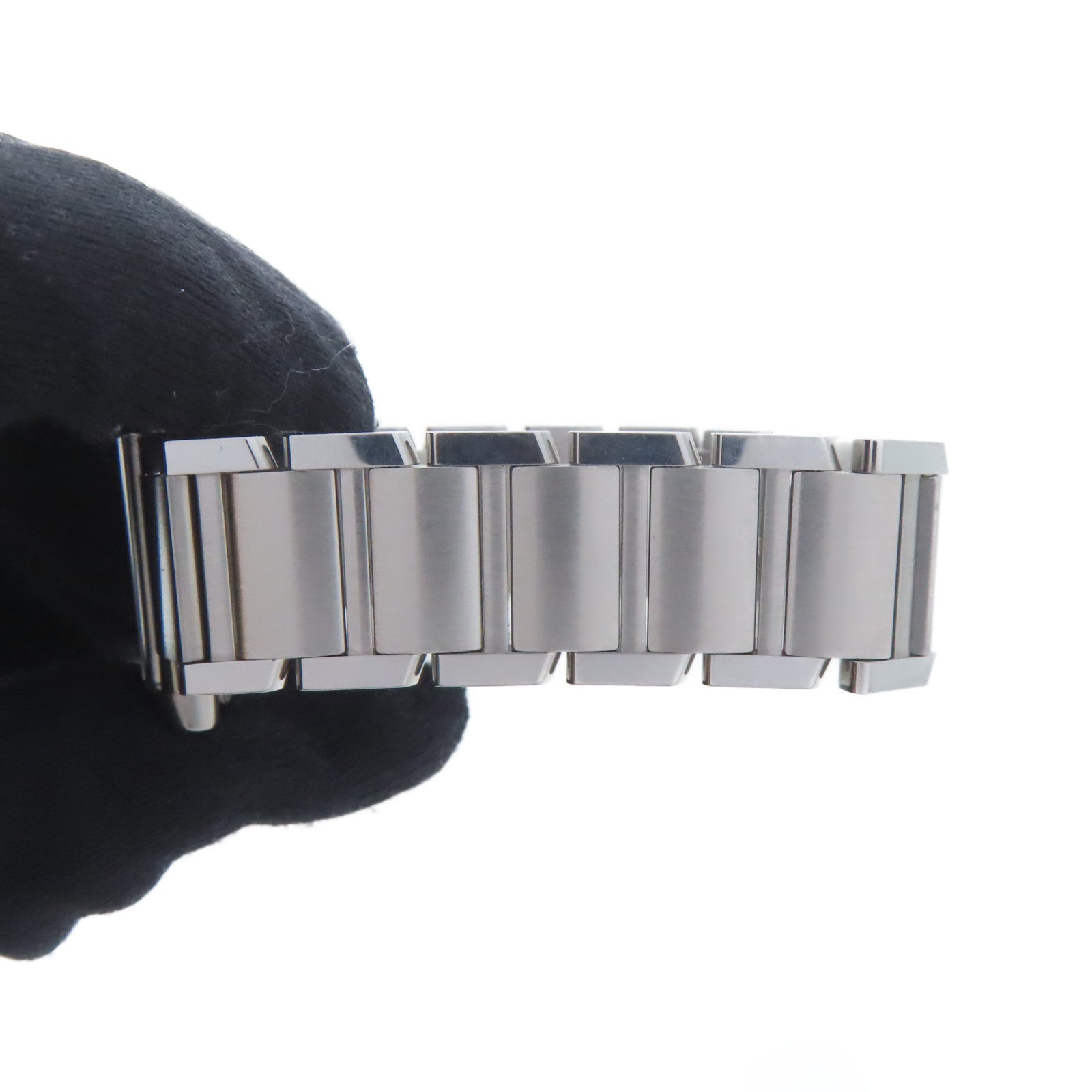 CARTIER Tank Francaise不鏽鋼手錶石英機芯白色