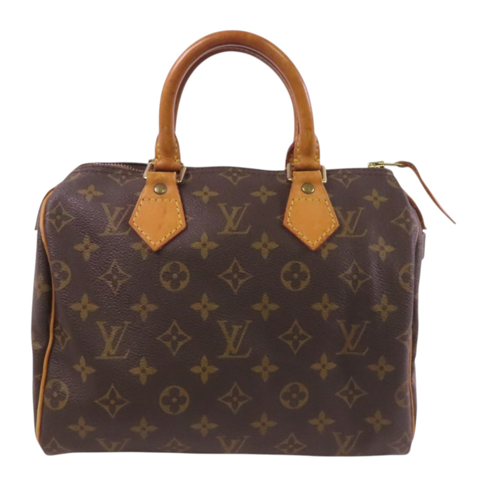 LOUIS VUITTON Monogram Speedy 25金扣手挽袋