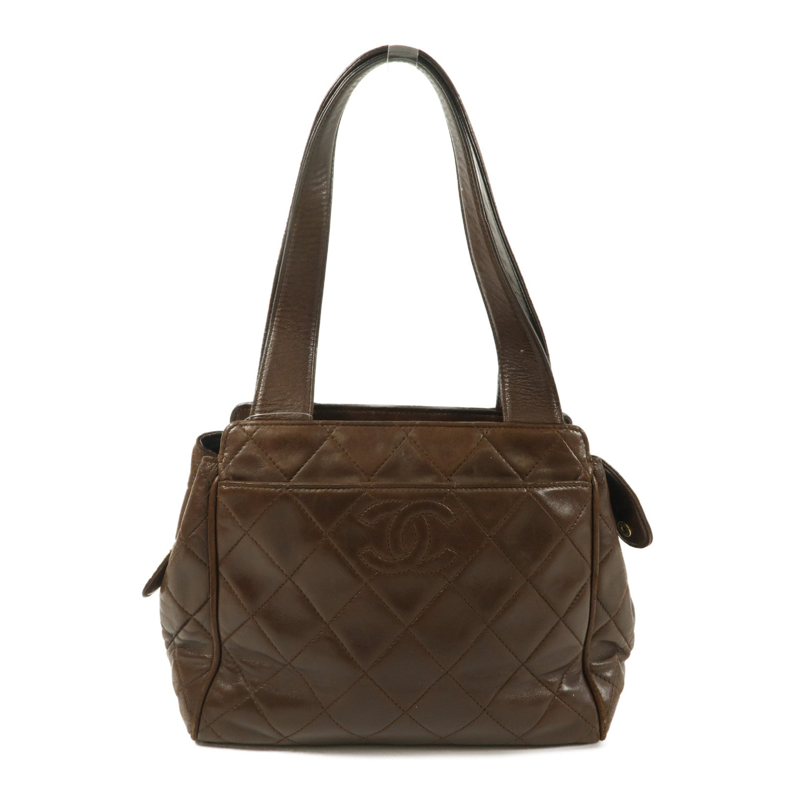 CHANEL 羊皮皮革Vintage Hand Bag手挽袋