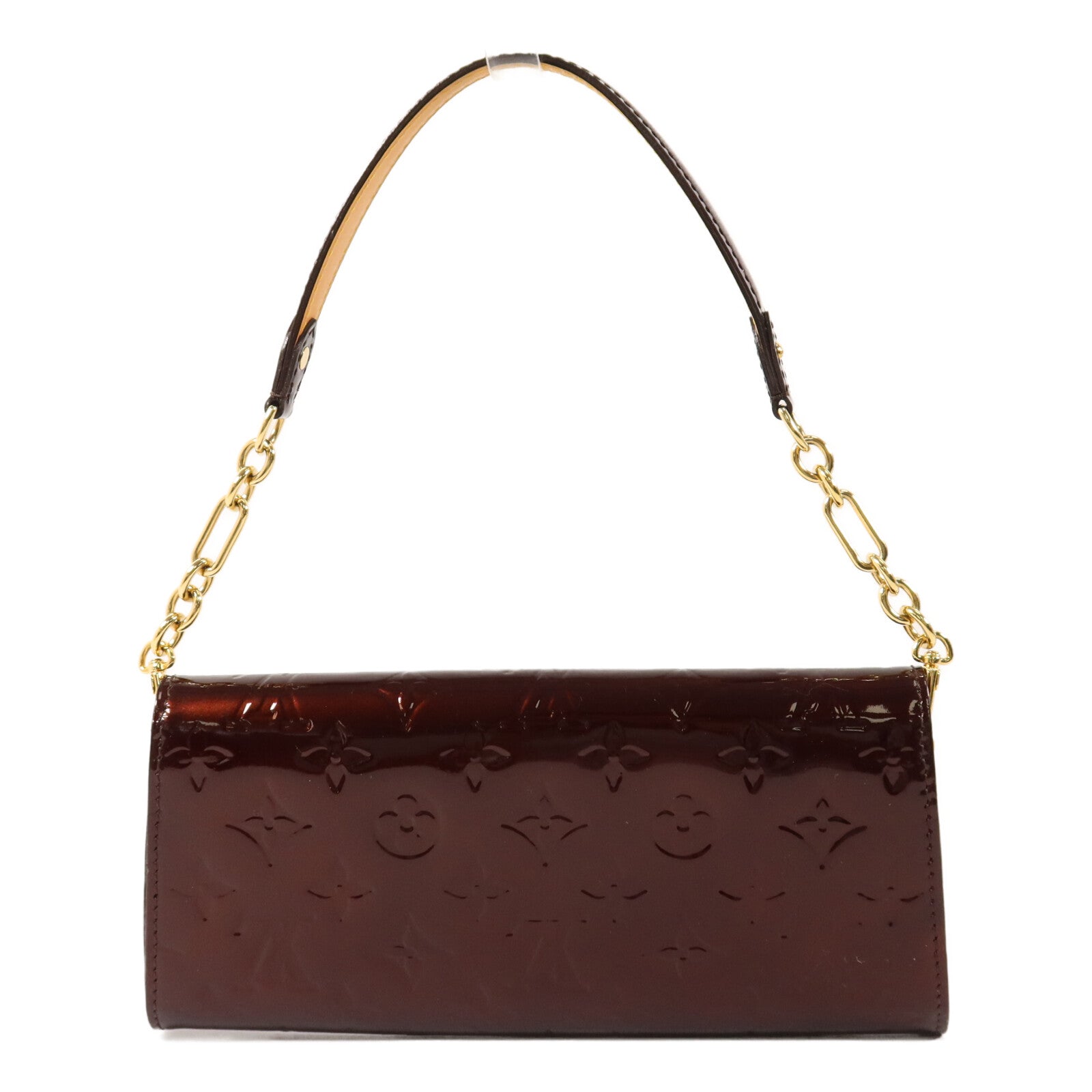 LOUIS VUITTON Monogram Vernis Sunset Boulvevard鏈帶肩背袋