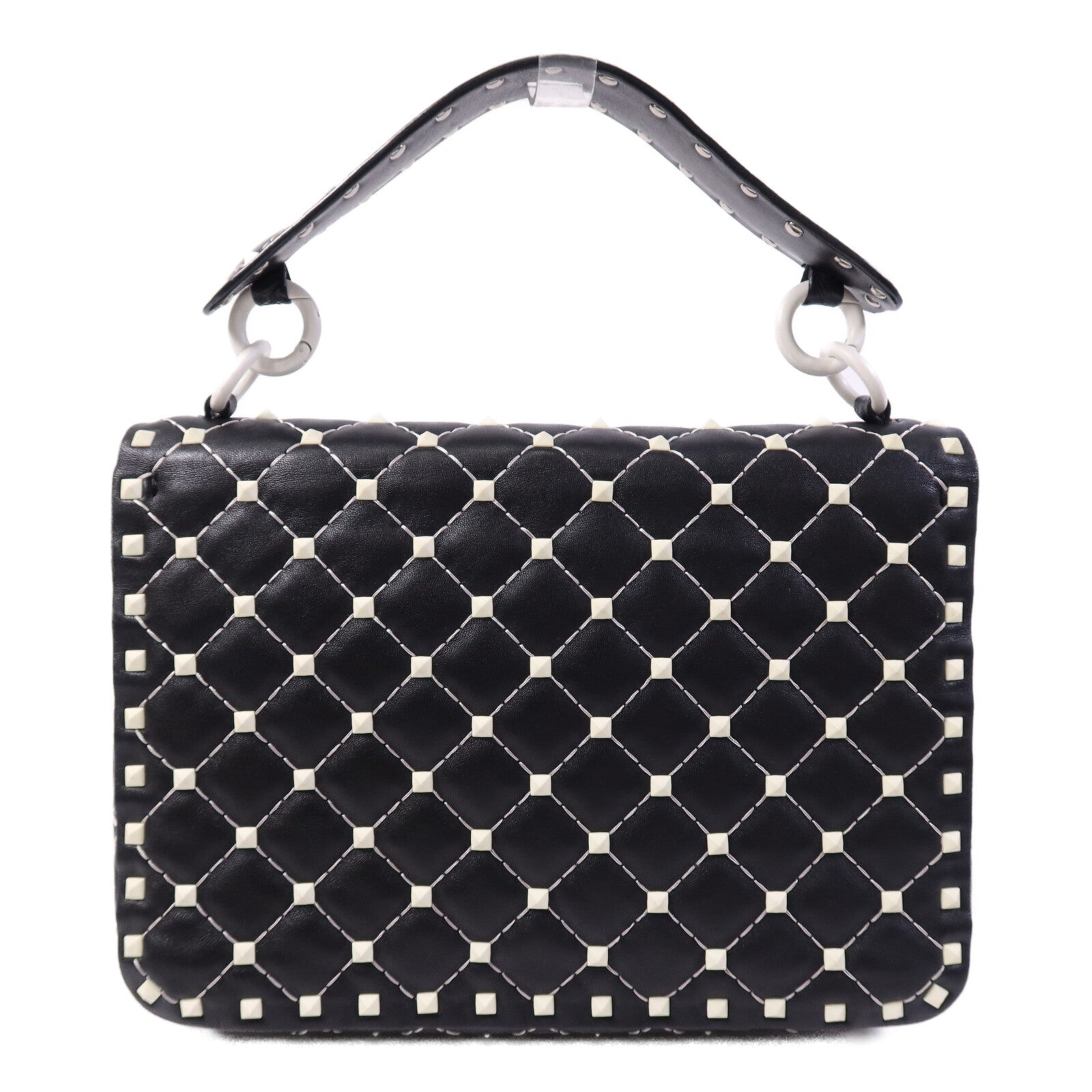 Valentino 皮革2 Way Shoulder Bag鏈帶手挽肩背兩用袋