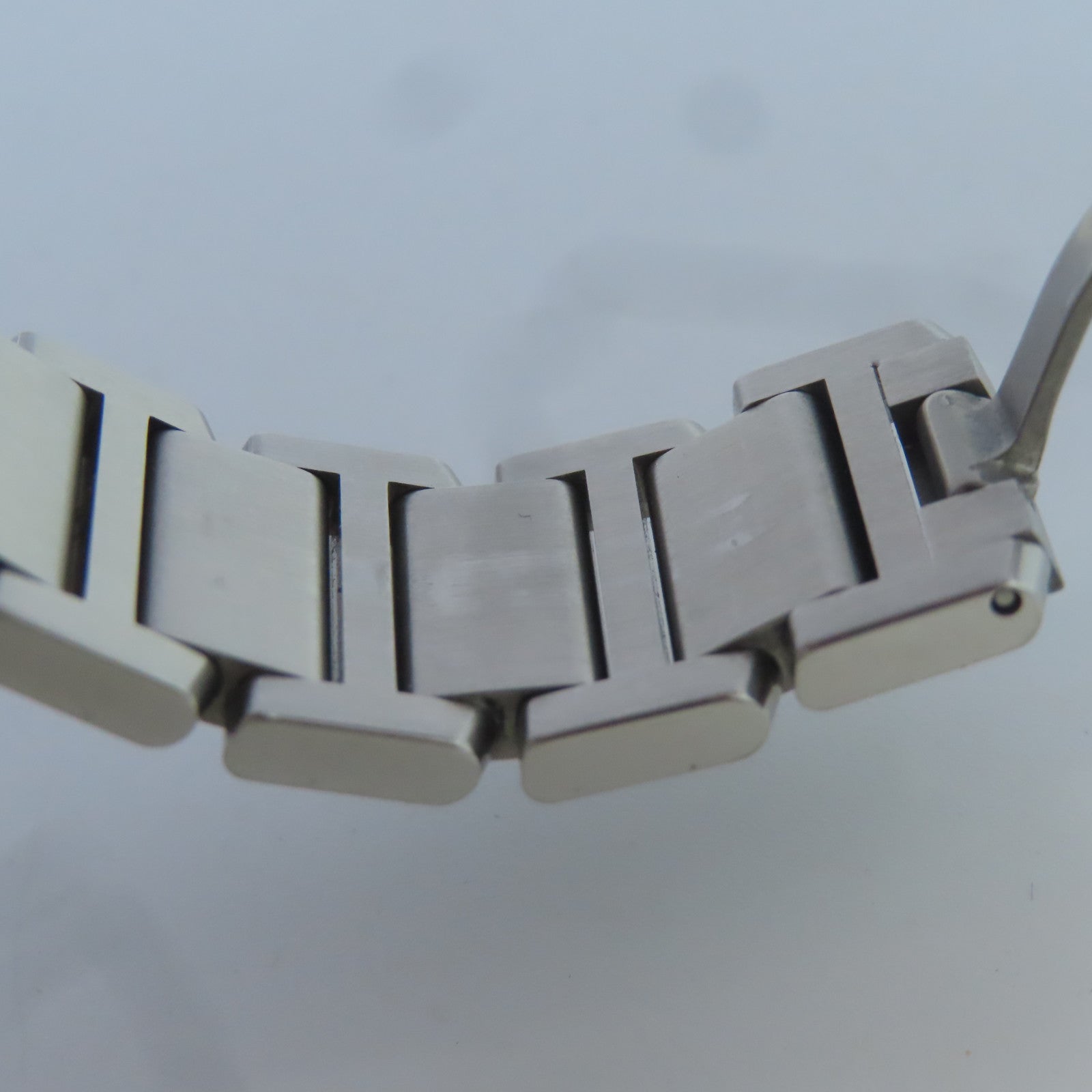 CARTIER Tank Francaise不鏽鋼手錶石英機芯白色