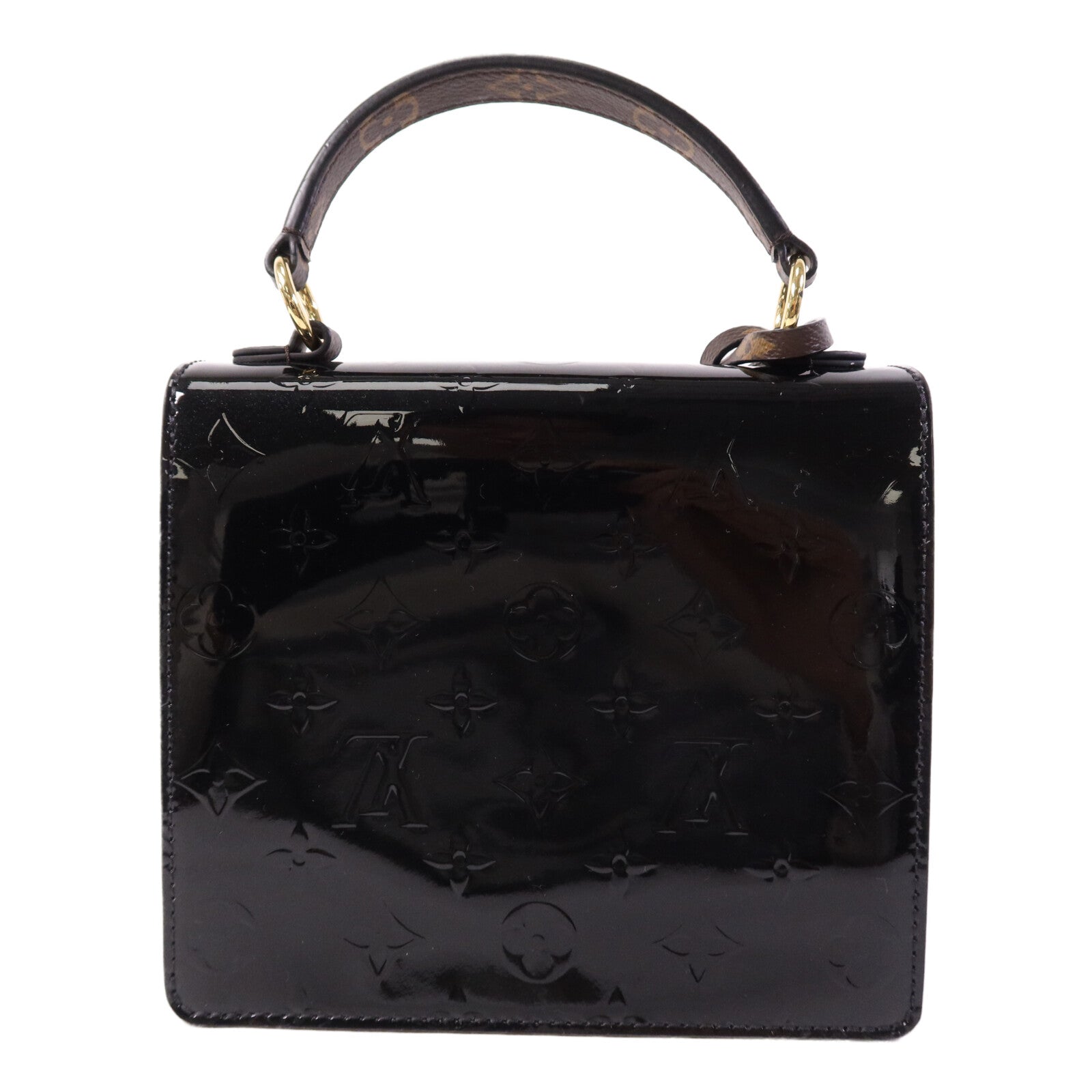 LOUIS VUITTON Monogram/Epi/Vernis Spring Street金扣手挽肩背兩用袋