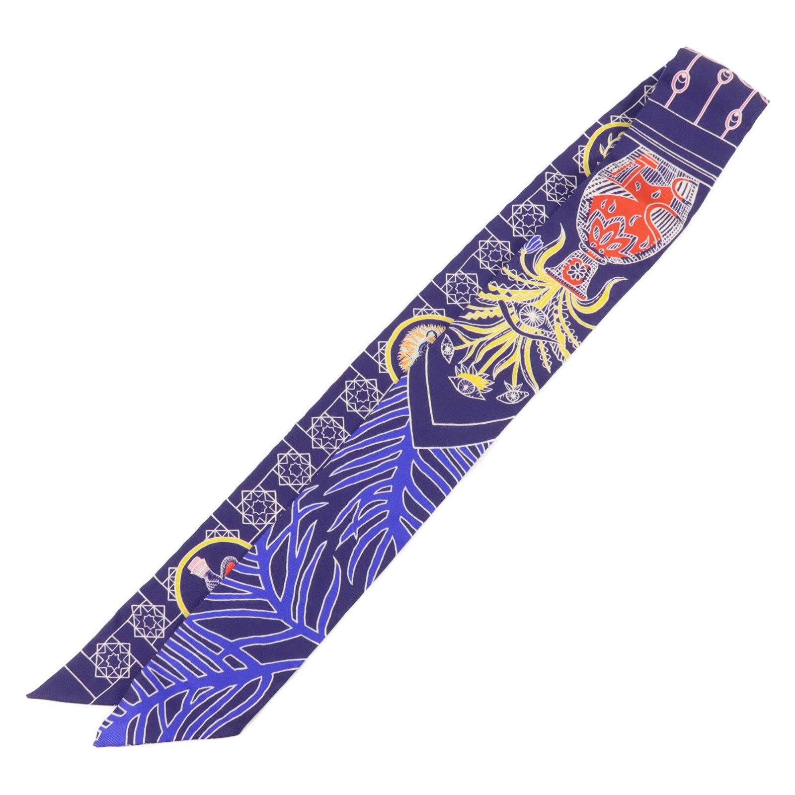 HERMES 絲質Twilly絲巾