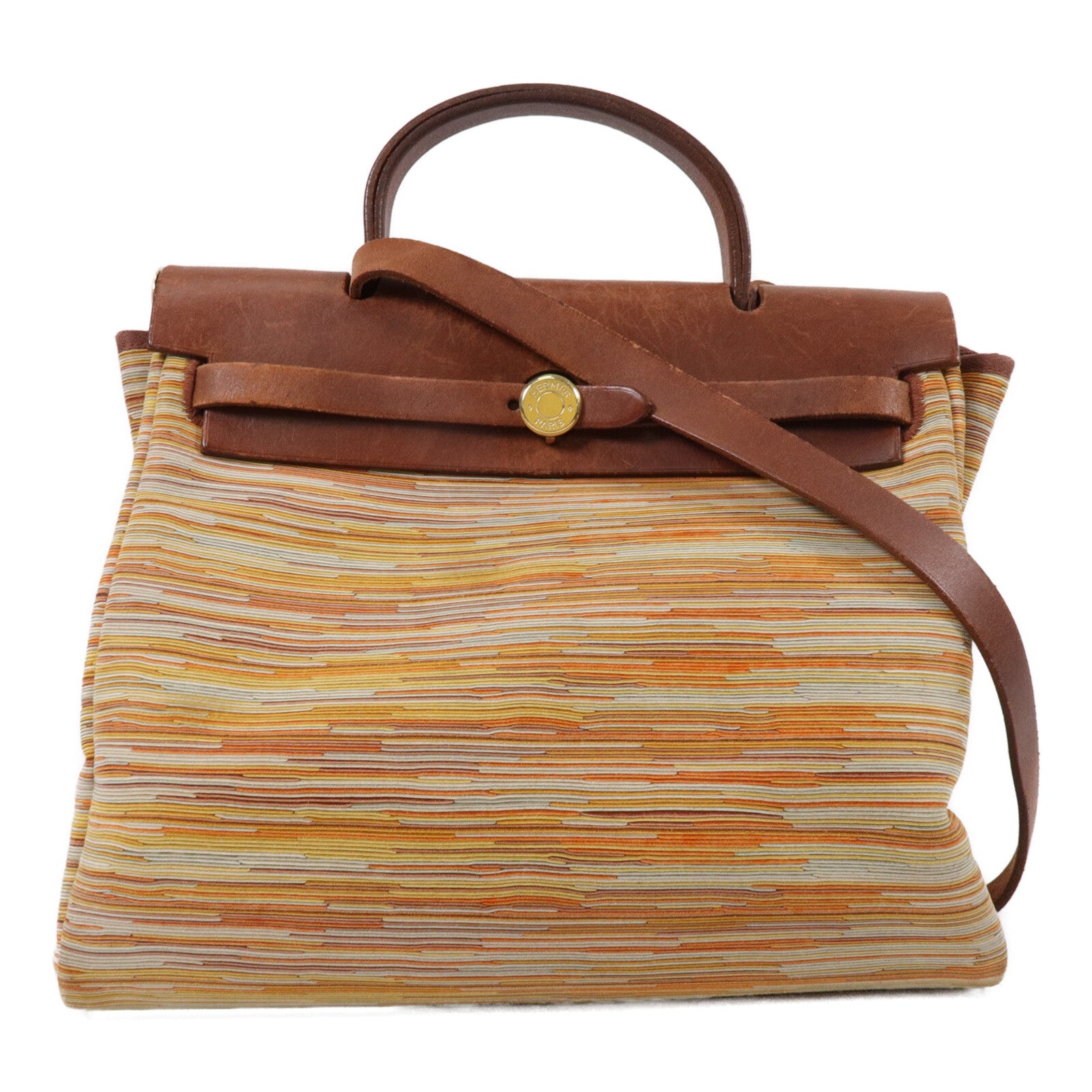 HERMES 帆布Herbag PM手挽肩背兩用袋Multi