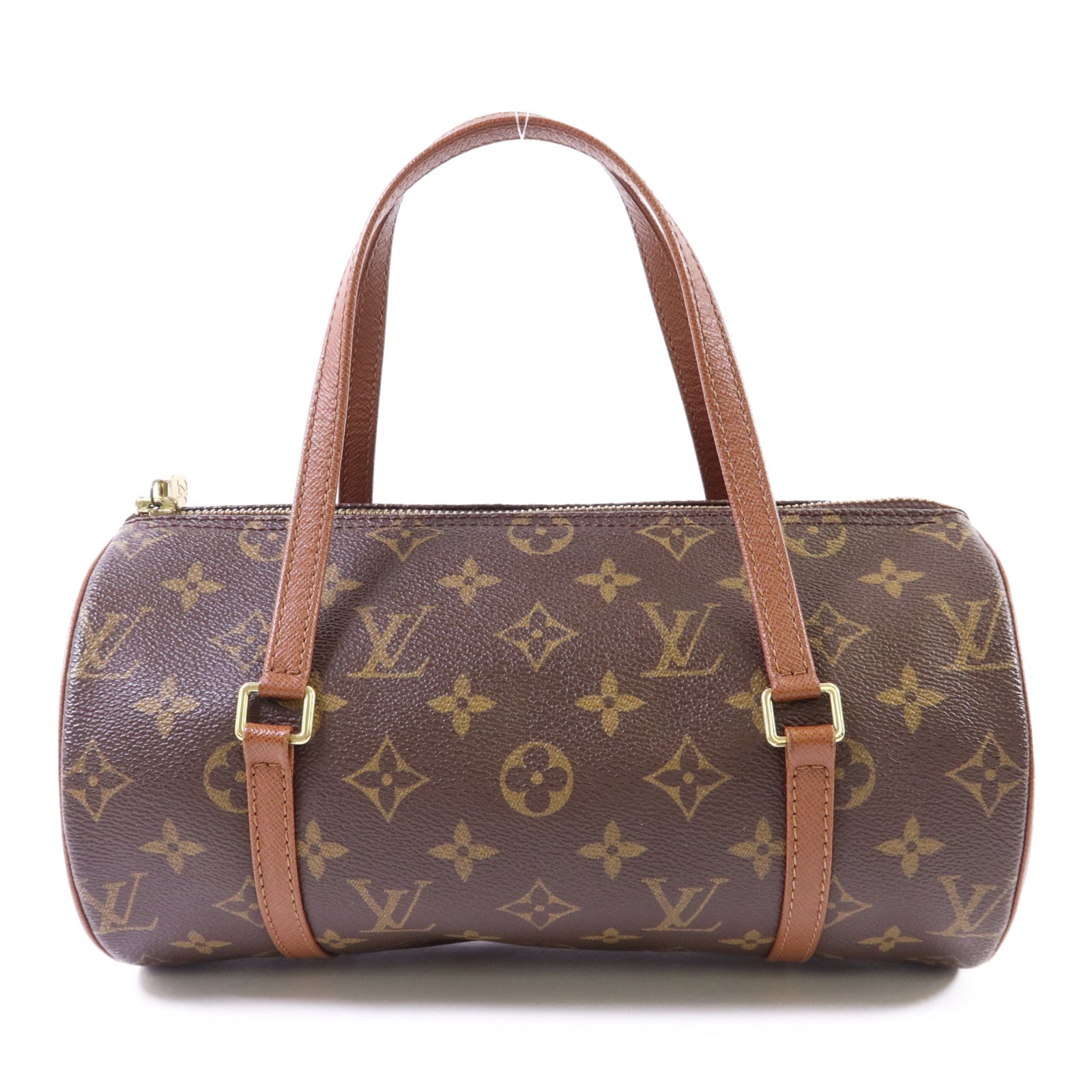 LOUIS VUITTON Monogram Papillon PM金扣手挽袋