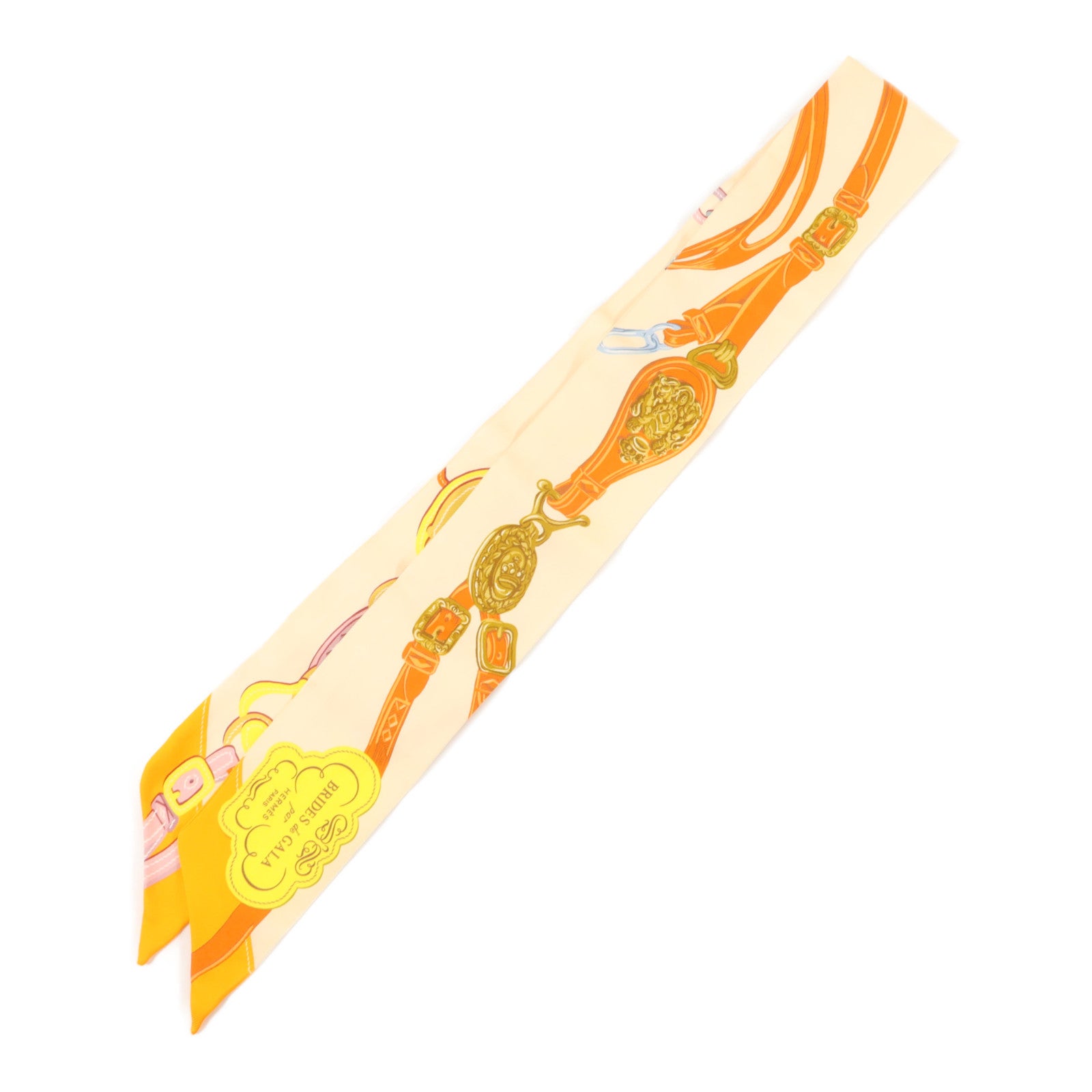 HERMES 絲質Twilly絲巾
