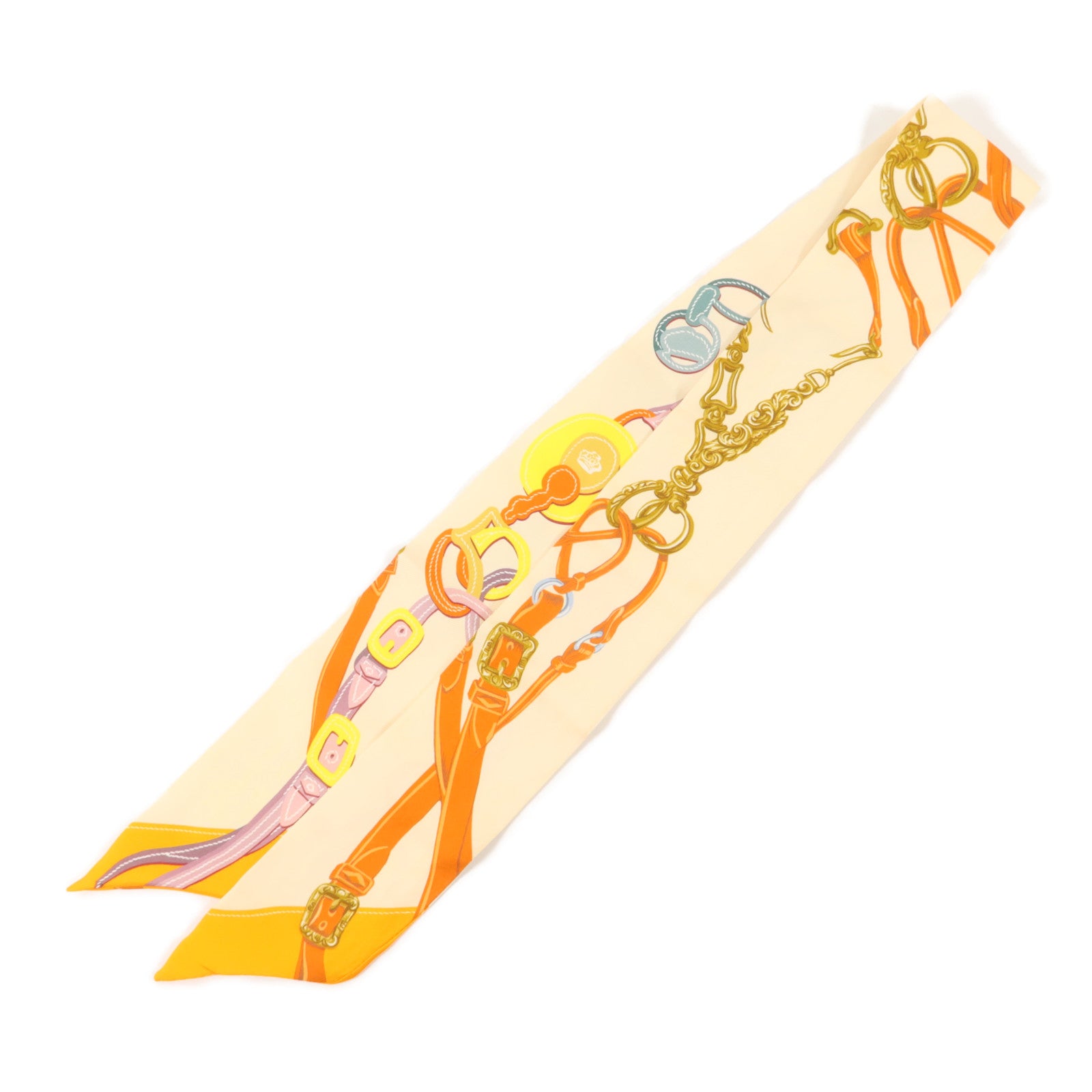 HERMES 絲質Twilly絲巾