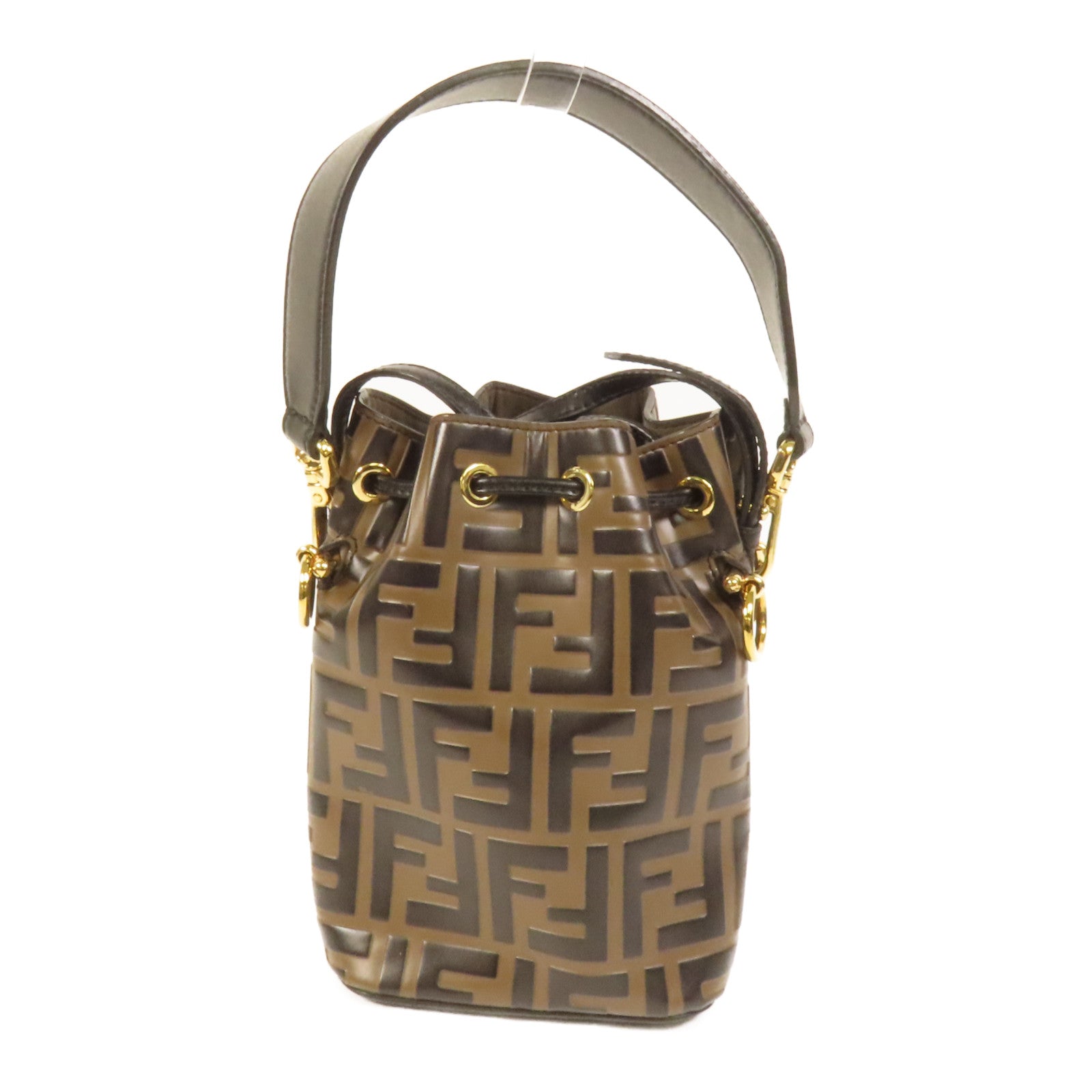 FENDI 牛皮皮革Mon Tresor金扣肩背袋