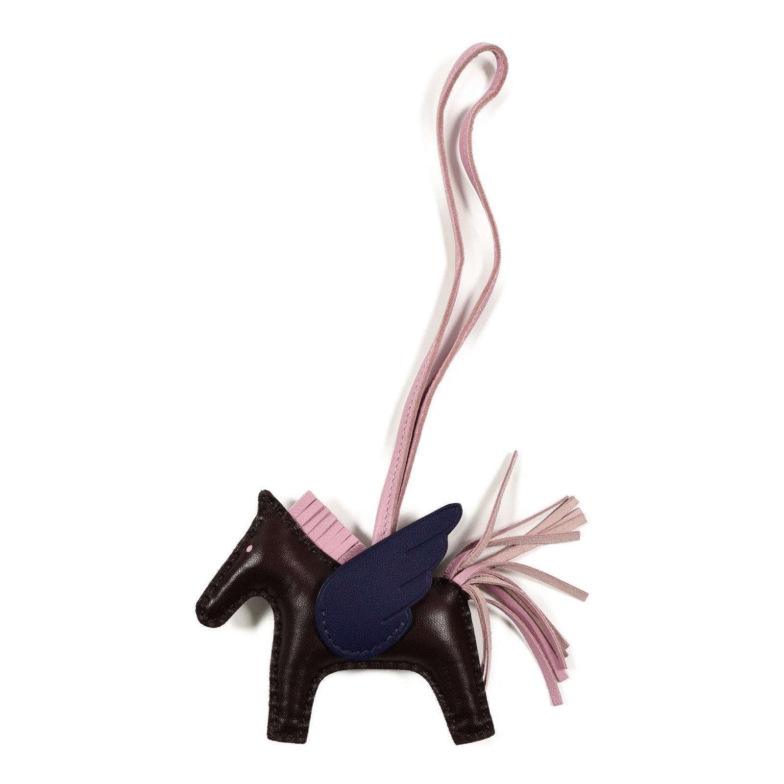 HERMES Milo皮革Rodeo Pegase PM掛飾