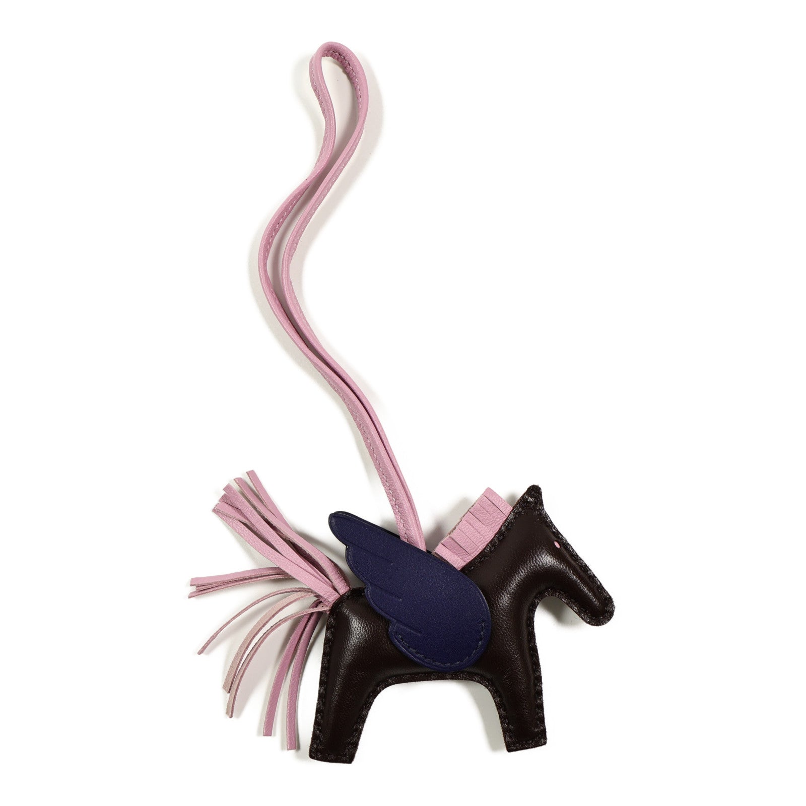 HERMES Milo皮革Rodeo Pegase PM掛飾