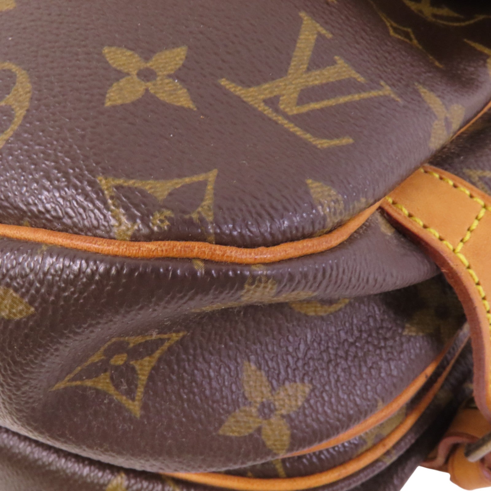 LOUIS VUITTON Monogram Saumur 30金扣肩背袋