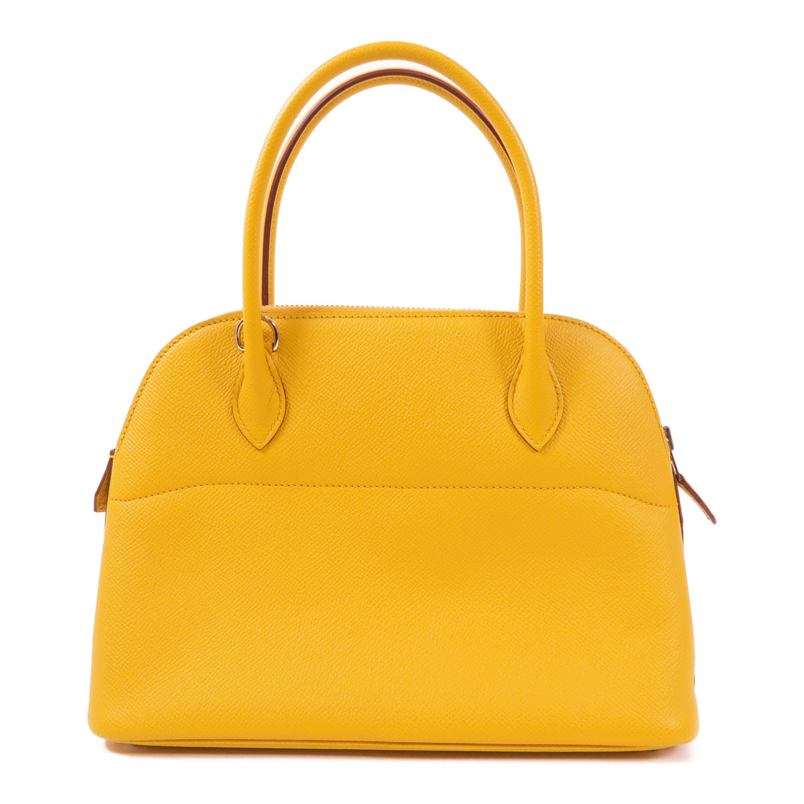 HERMES PHW Bolide 27 2 Way Shoulder Hand Bag Epsom Leather Cumin/Yellow