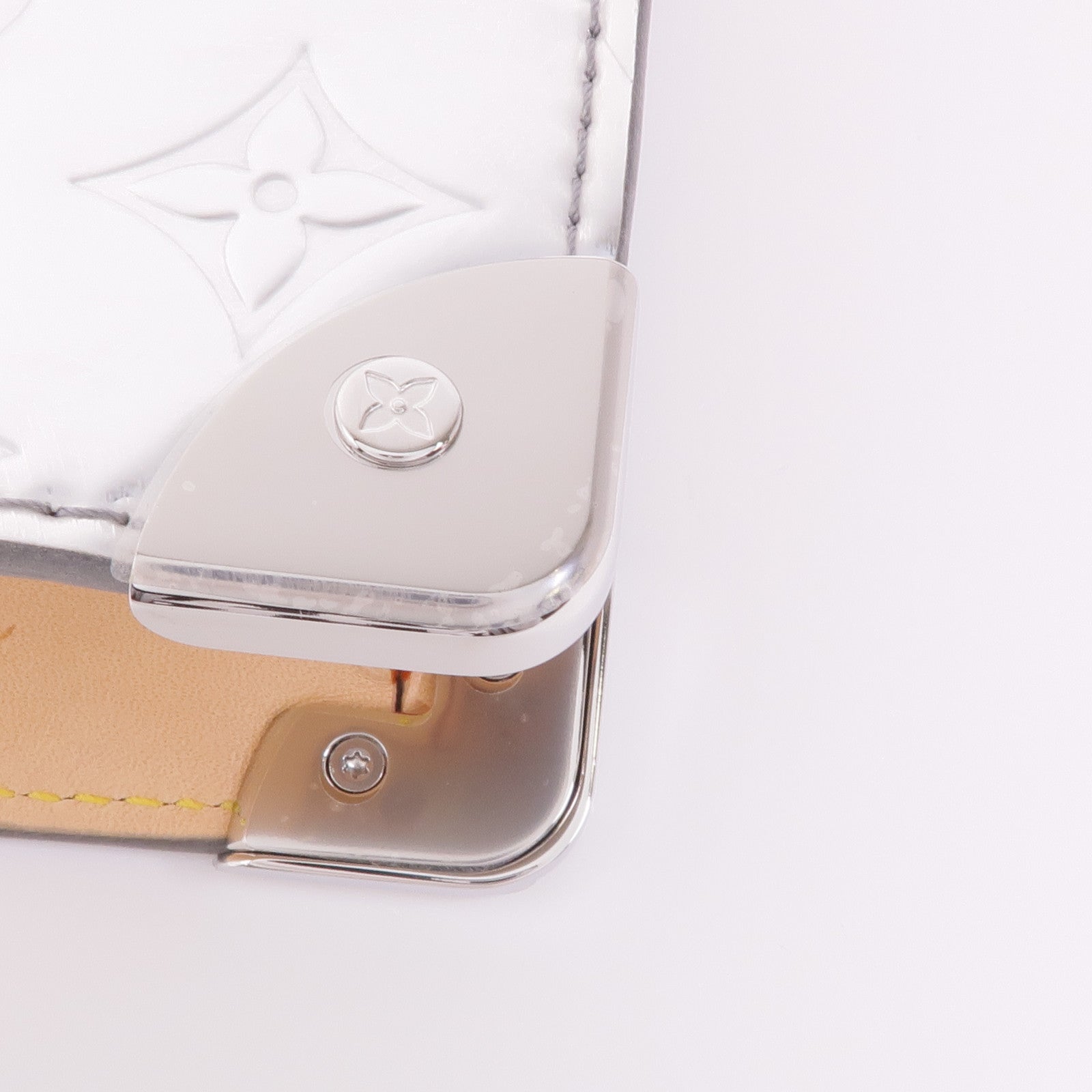 LOUIS VUITTON Monogram Mirror Trunk Pouch銀扣手拿包