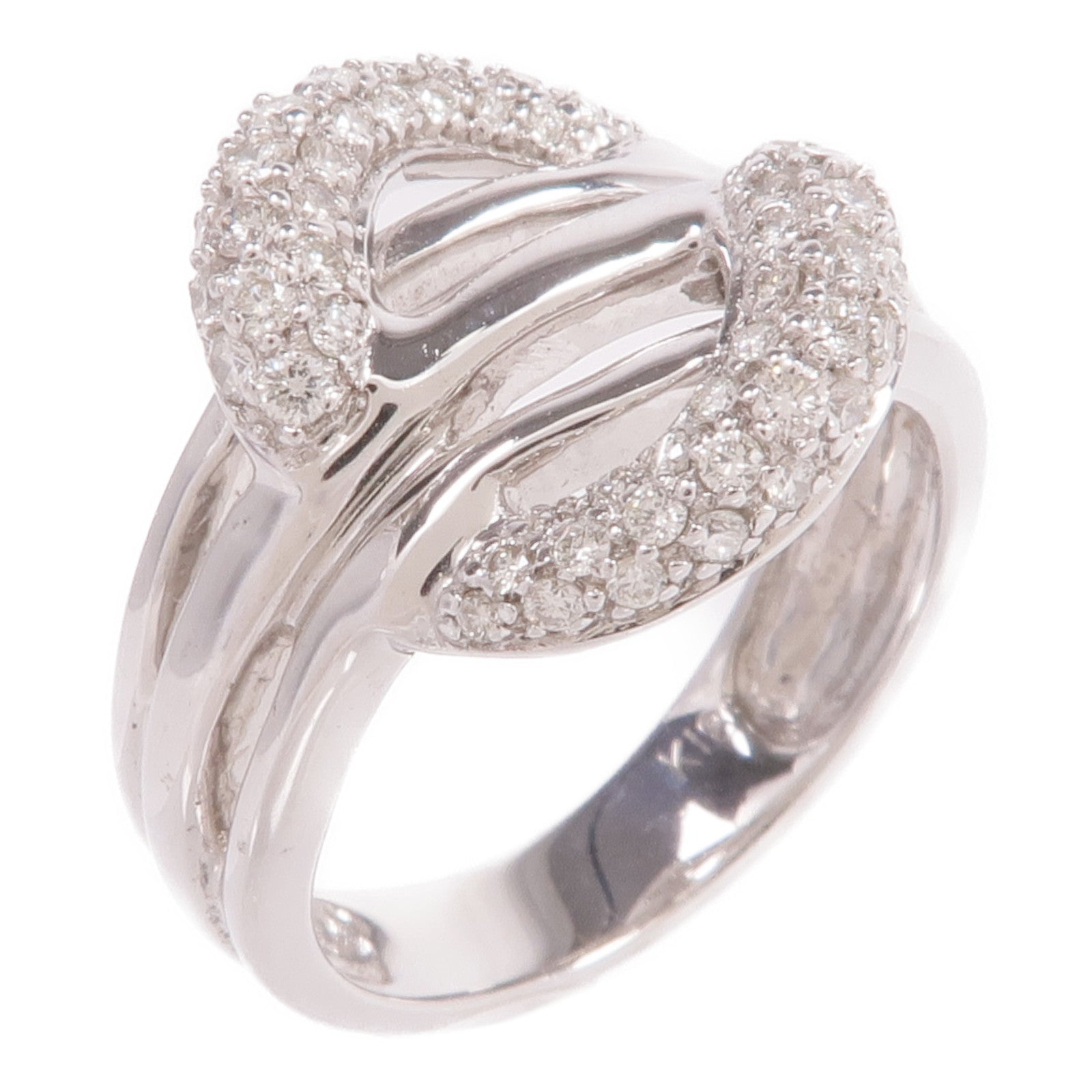 JEWELRY 【激減優惠】18K白金Diamond Ring鑽石戒指US#6.25