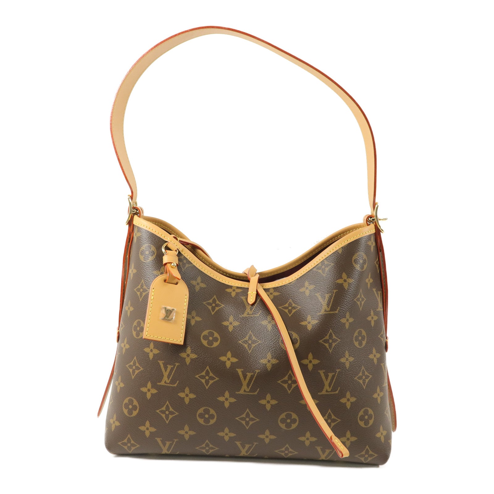 LOUIS VUITTON Monogram CarryAll PM金扣肩背袋