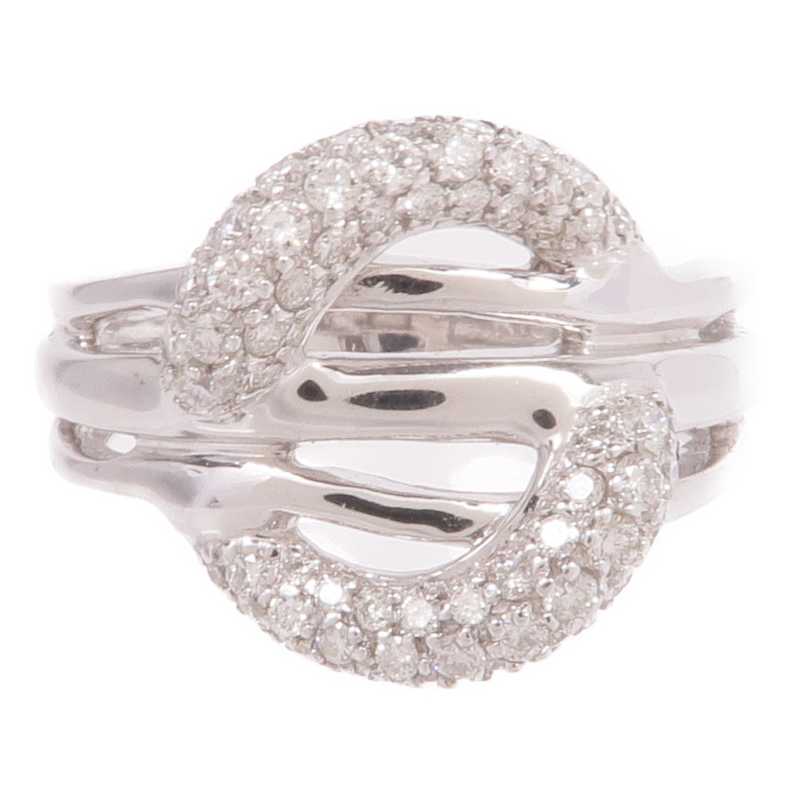 JEWELRY 【激減優惠】18K白金Diamond Ring鑽石戒指US#6.25
