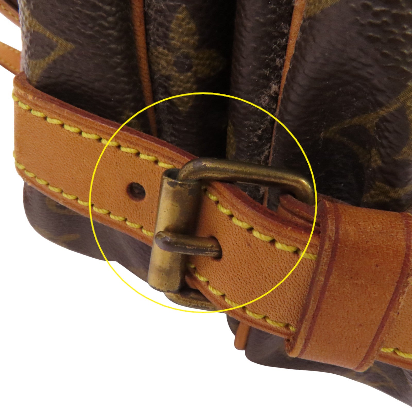 LOUIS VUITTON Monogram Saumur 30金扣肩背袋