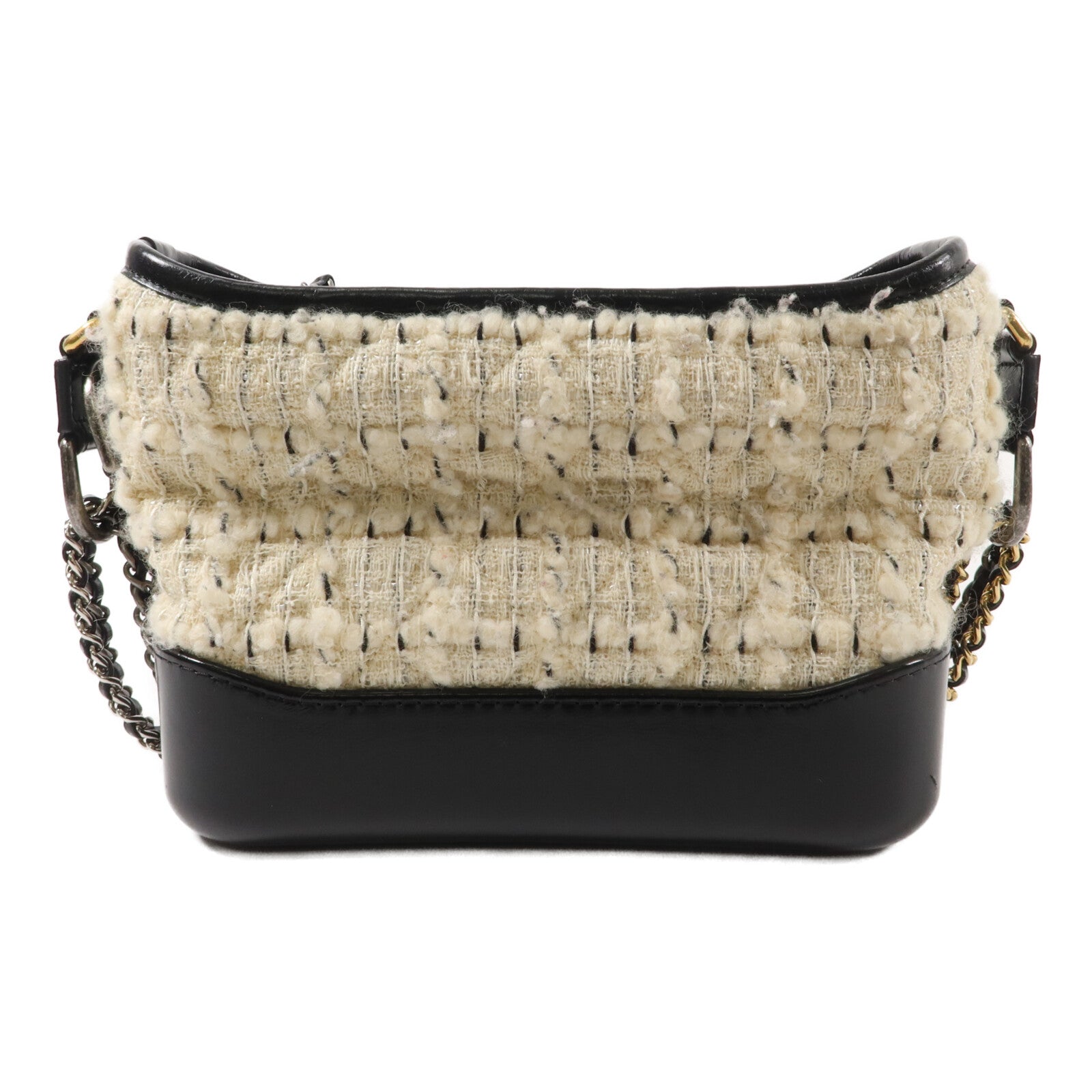 CHANEL Tweed Gabrielle Small鏈帶肩背袋
