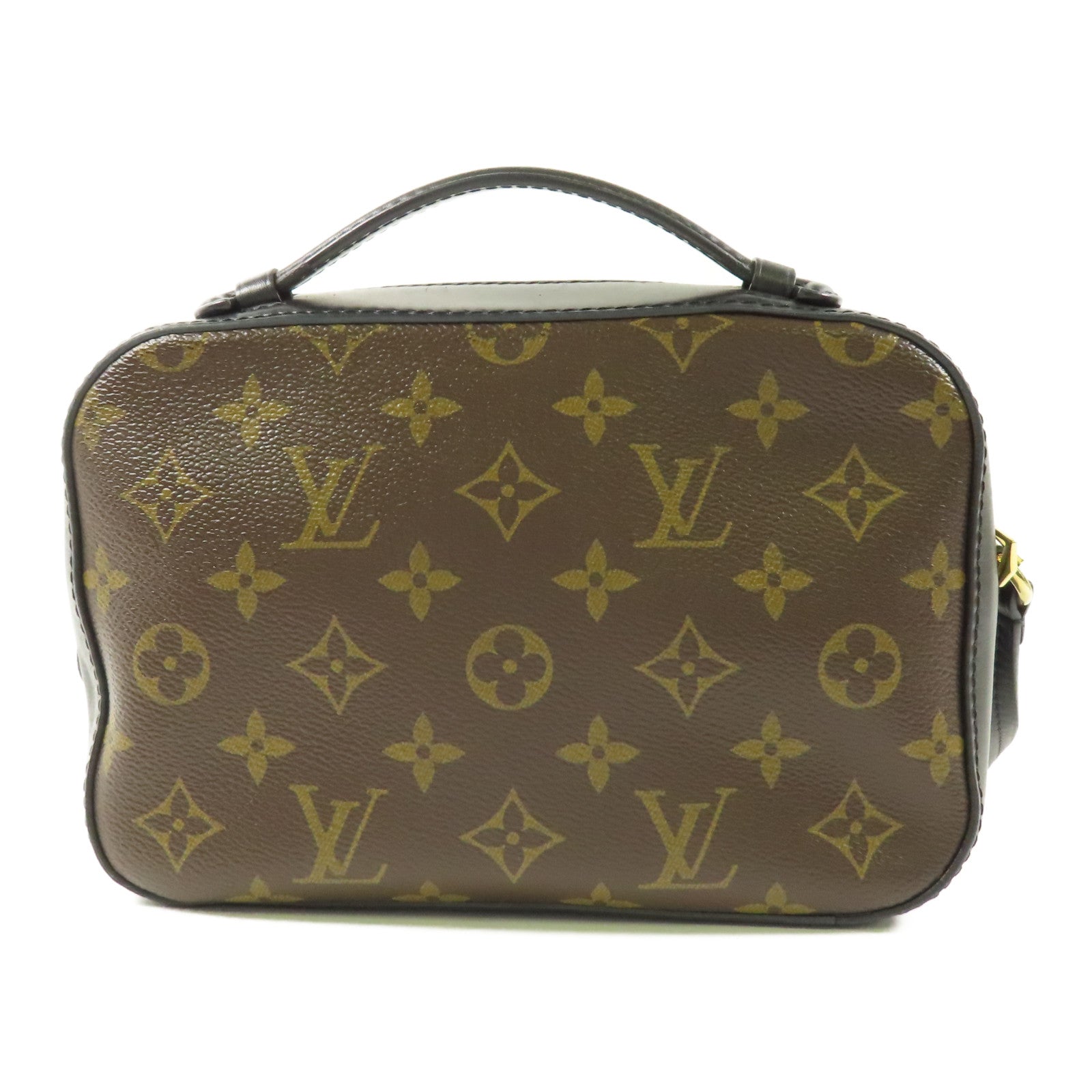 LOUIS VUITTON LV GHW Saintonge 2 Way Bag M43555 Monogram Brown/Black