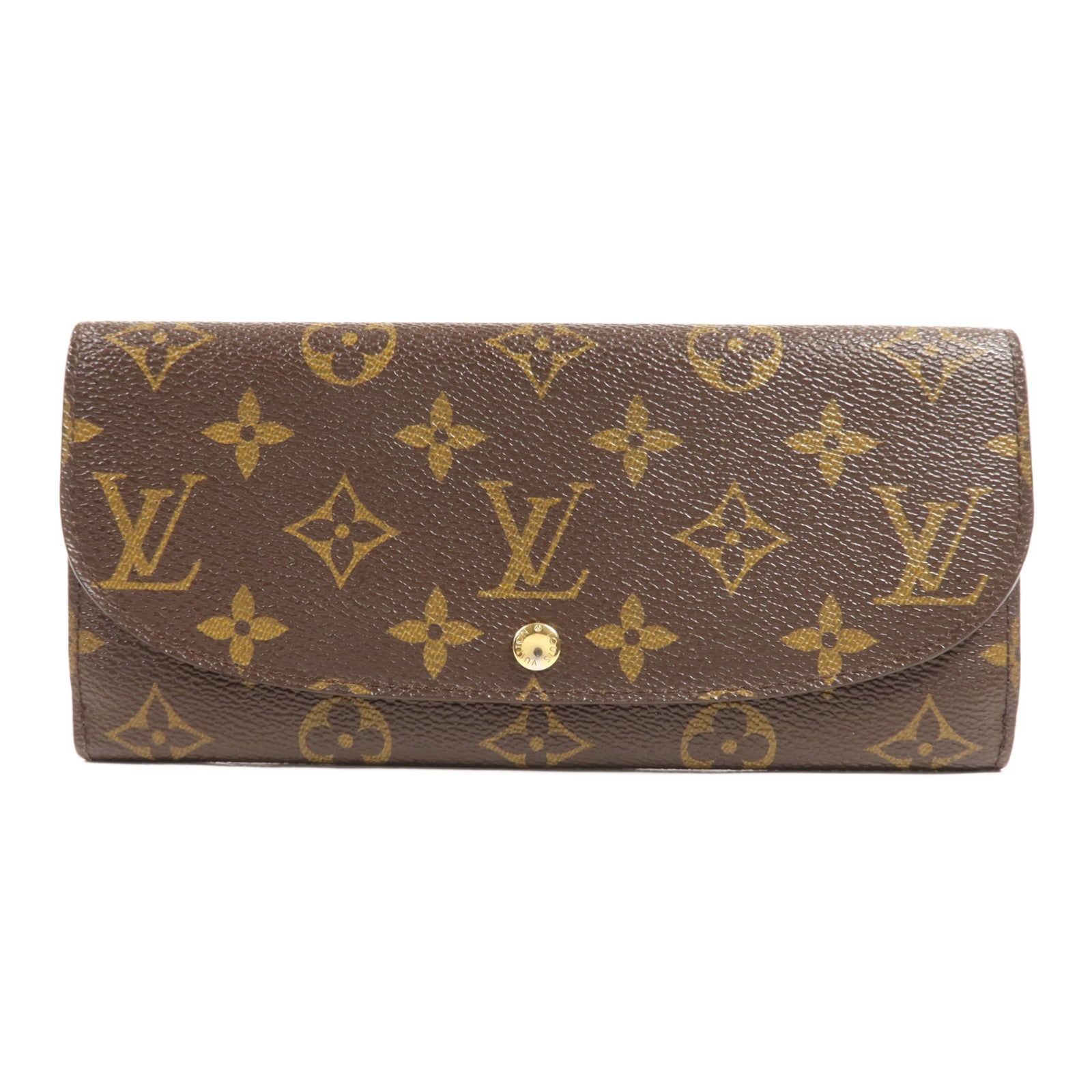 LOUIS VUITTON Monogram Long Wallet金扣長錢包