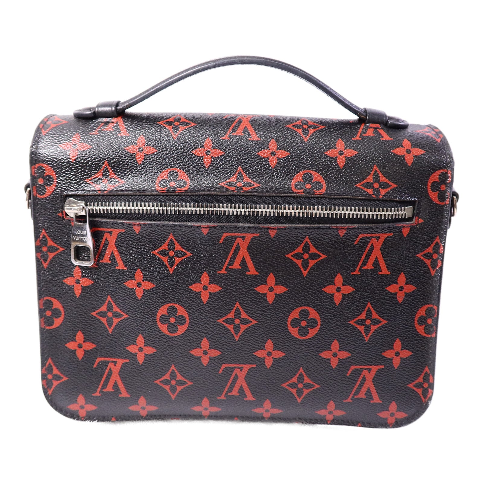 LOUIS VUITTON Monogram Anfleur Rouge Pochette Metis手挽肩背兩用袋
