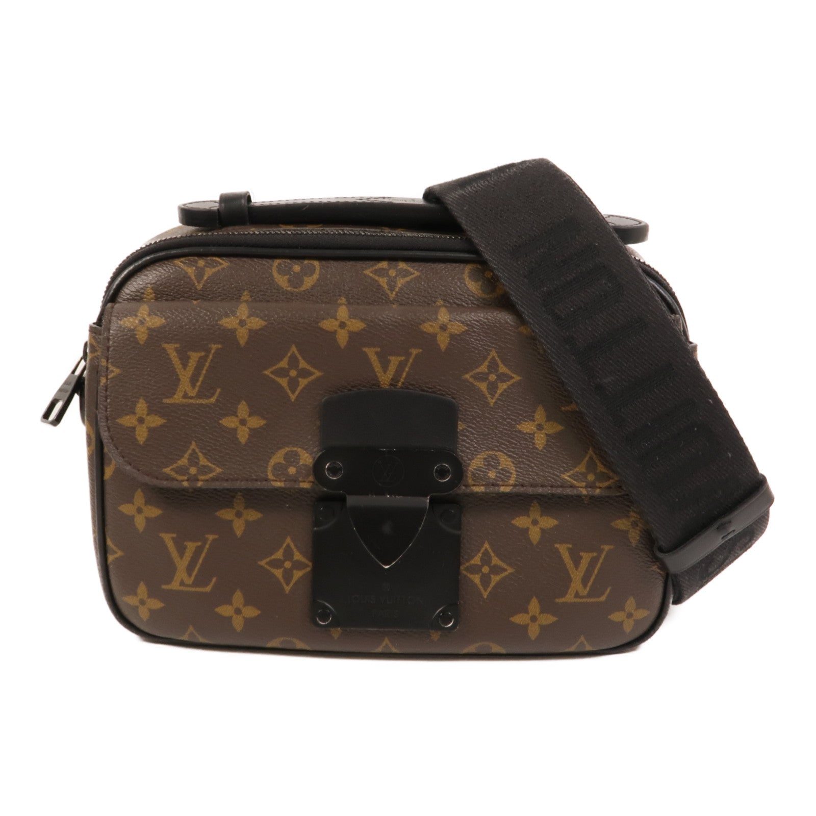 LOUIS VUITTON Monogram S Lock Messengar手挽肩背兩用袋
