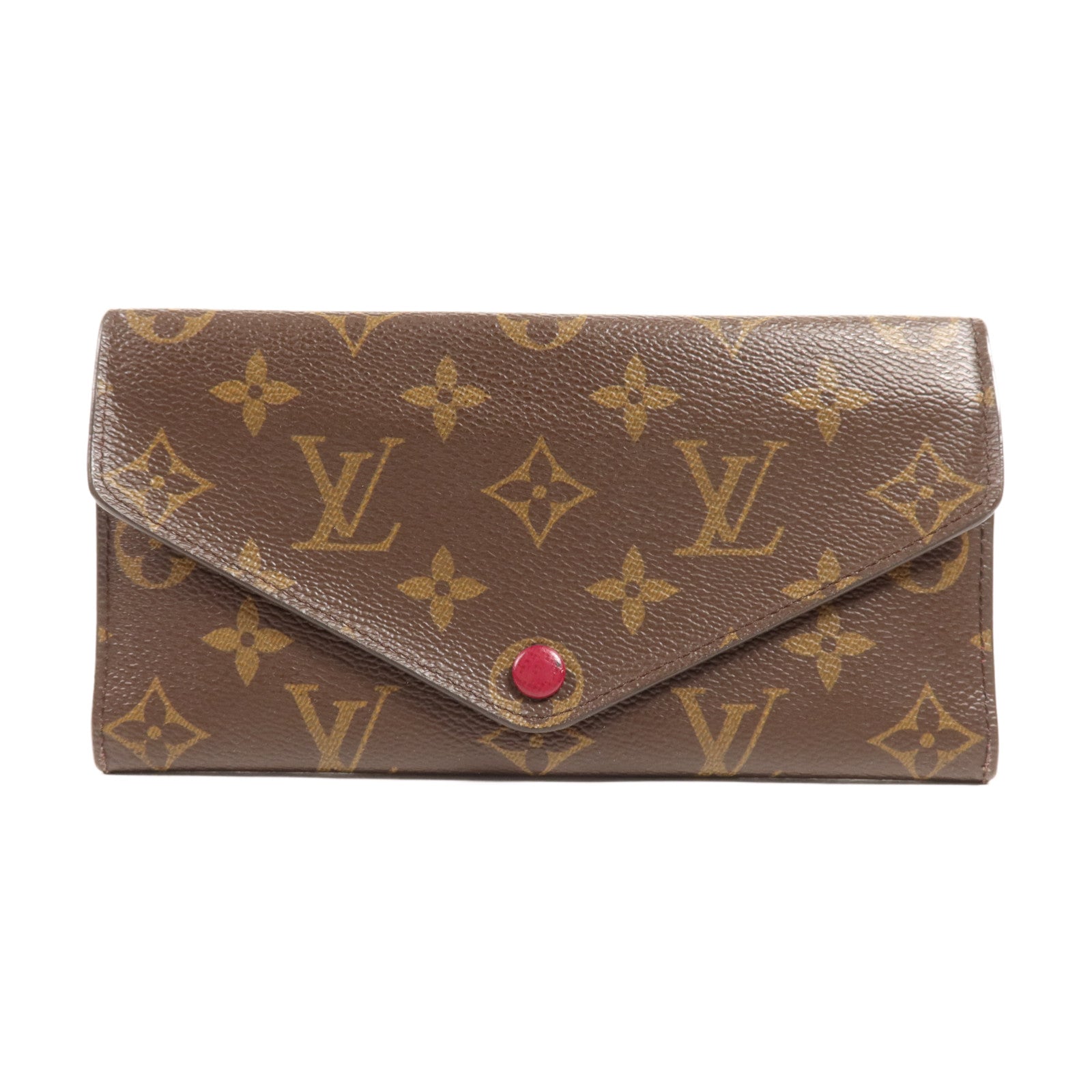 LOUIS VUITTON Monogram Long Wallet金扣長錢包