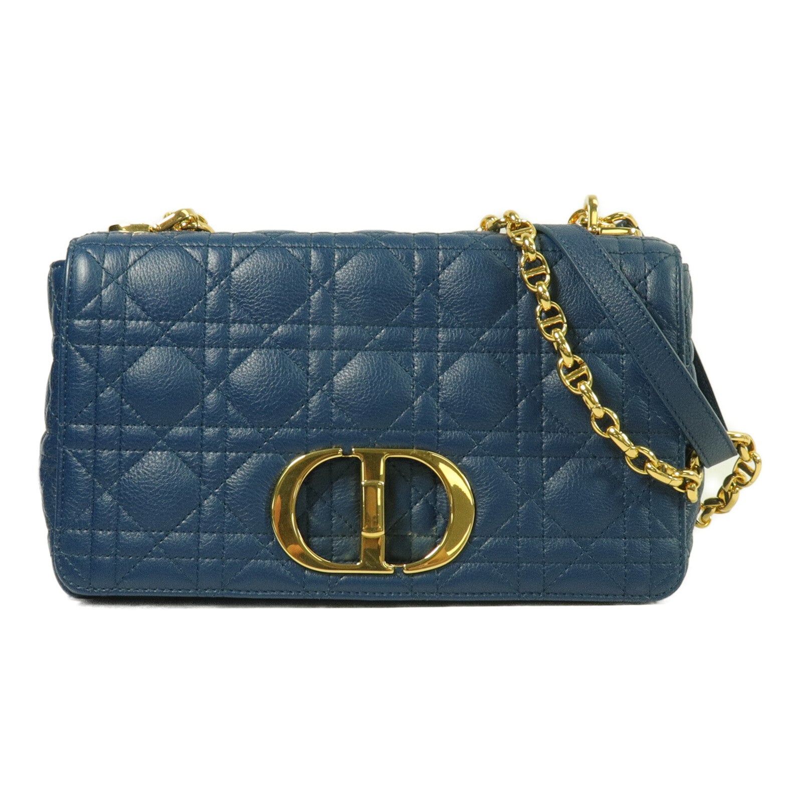 Dior 牛皮皮革Caro Medium鏈帶肩背袋