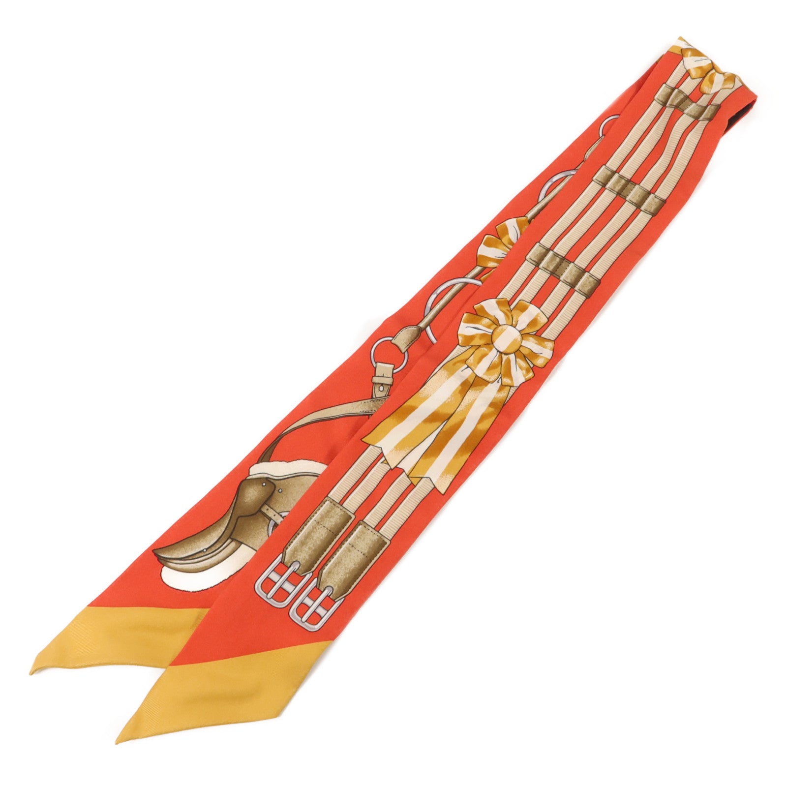 HERMES 絲質Twilly絲巾