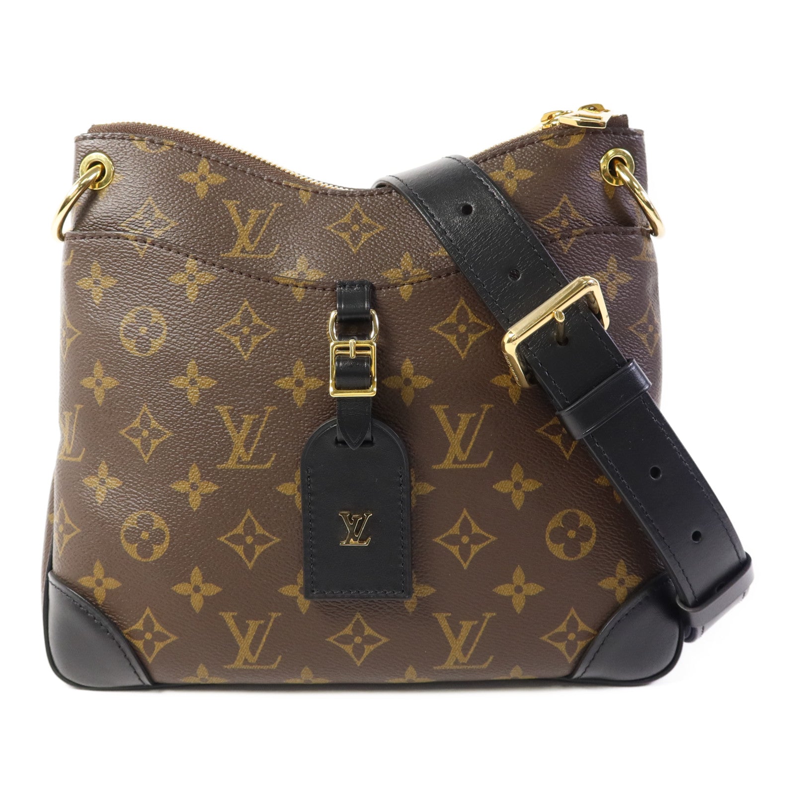 LOUIS VUITTON Monogram Odeon PM金扣肩背袋